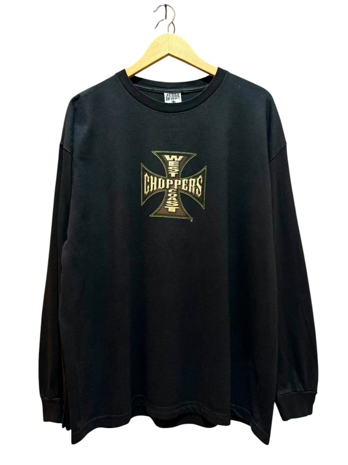 West Coast Choppers Vintage West Cost Chopper Long Beach Long Sleeve Tshirt Size US XL / EU 56 / 4 - 2 Thumbnail