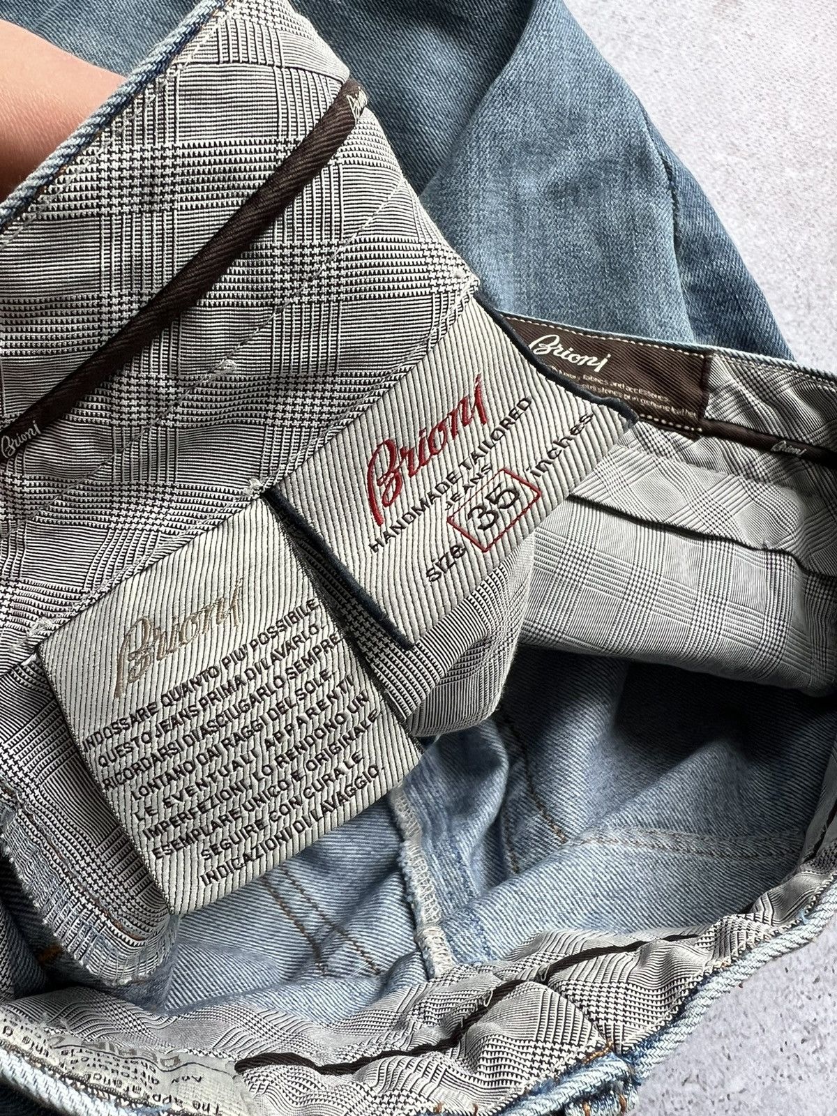 Brioni Brioni Denim Collection Livigno Pants Size US 35 - 17 Thumbnail