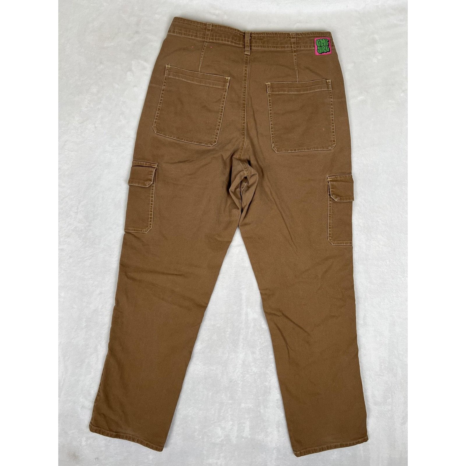 Empyre Empyre Cargo Pants Women's 9 Brown Utility Workwear Carpente Size 30" / US 8 / IT 44 - 6 Thumbnail