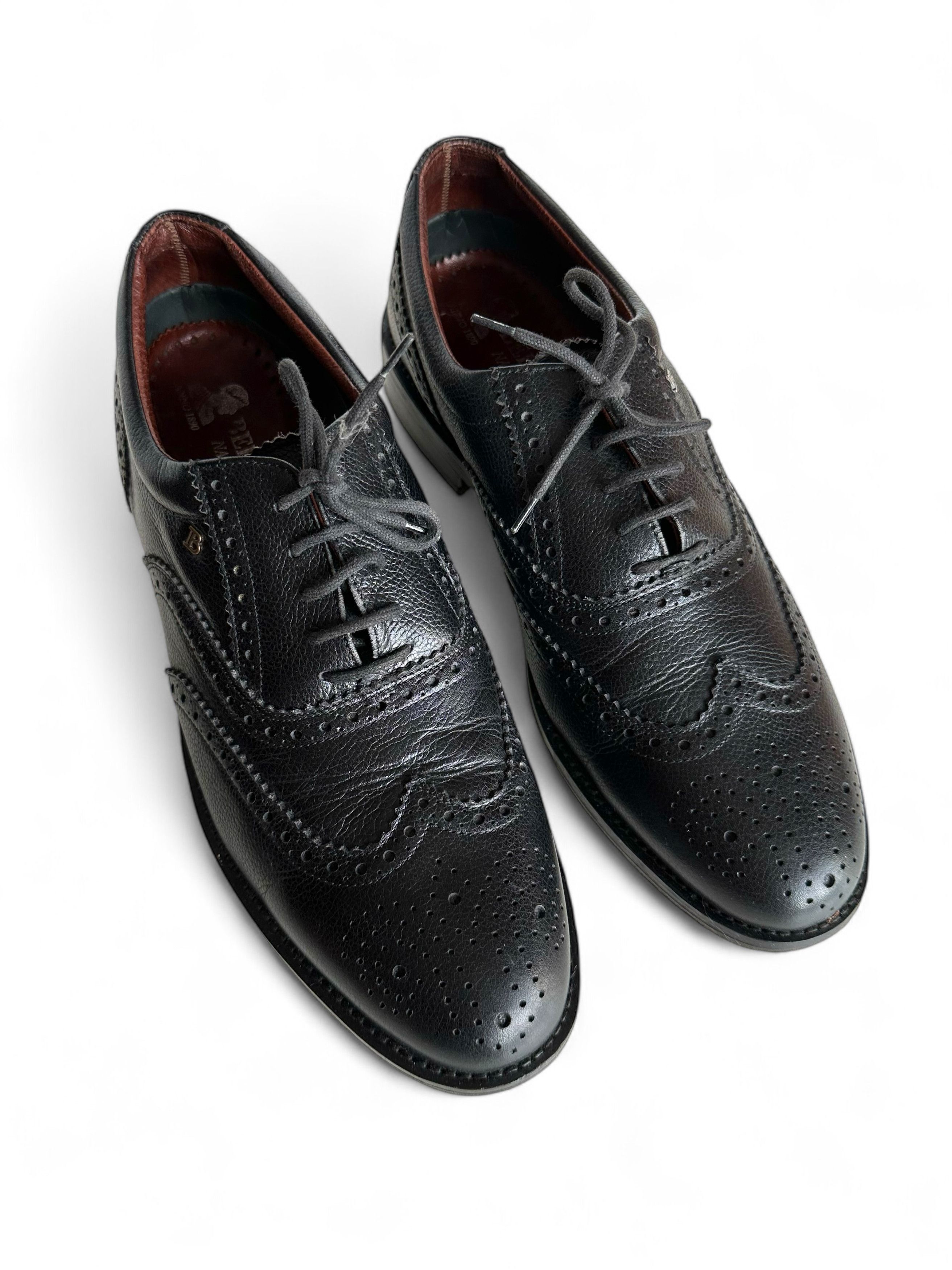 Vintage Vintage Barkelman Black Brogue Shoes Size US 11 / EU 44 - 5 Thumbnail