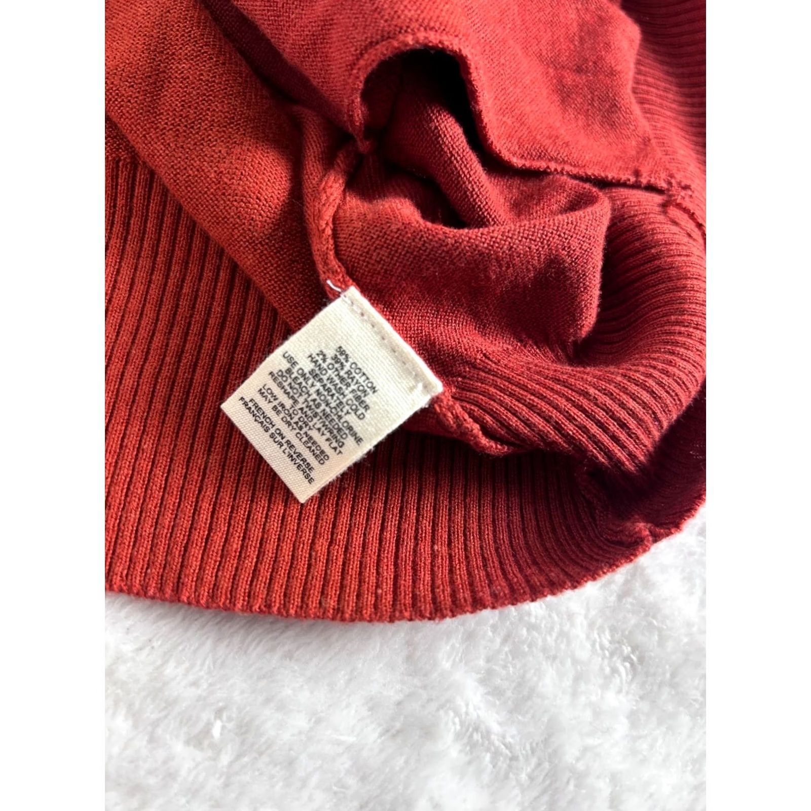 Anthropologie Anthropologie Moth Womens Button-Front Knit Cardigan Sweater Large Red Pockets NWOT Size L / US 10 / IT 46 - 5 Thumbnail