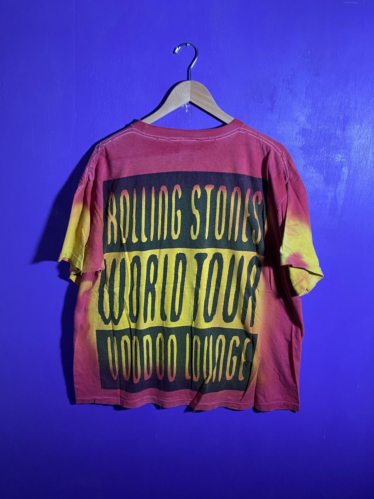 Band Tees × Vintage Vintage 94/95 Rolling Stones voodoo lounge tie dye t-shirt Size US XXL / EU 58 / 5 - 2 Thumbnail