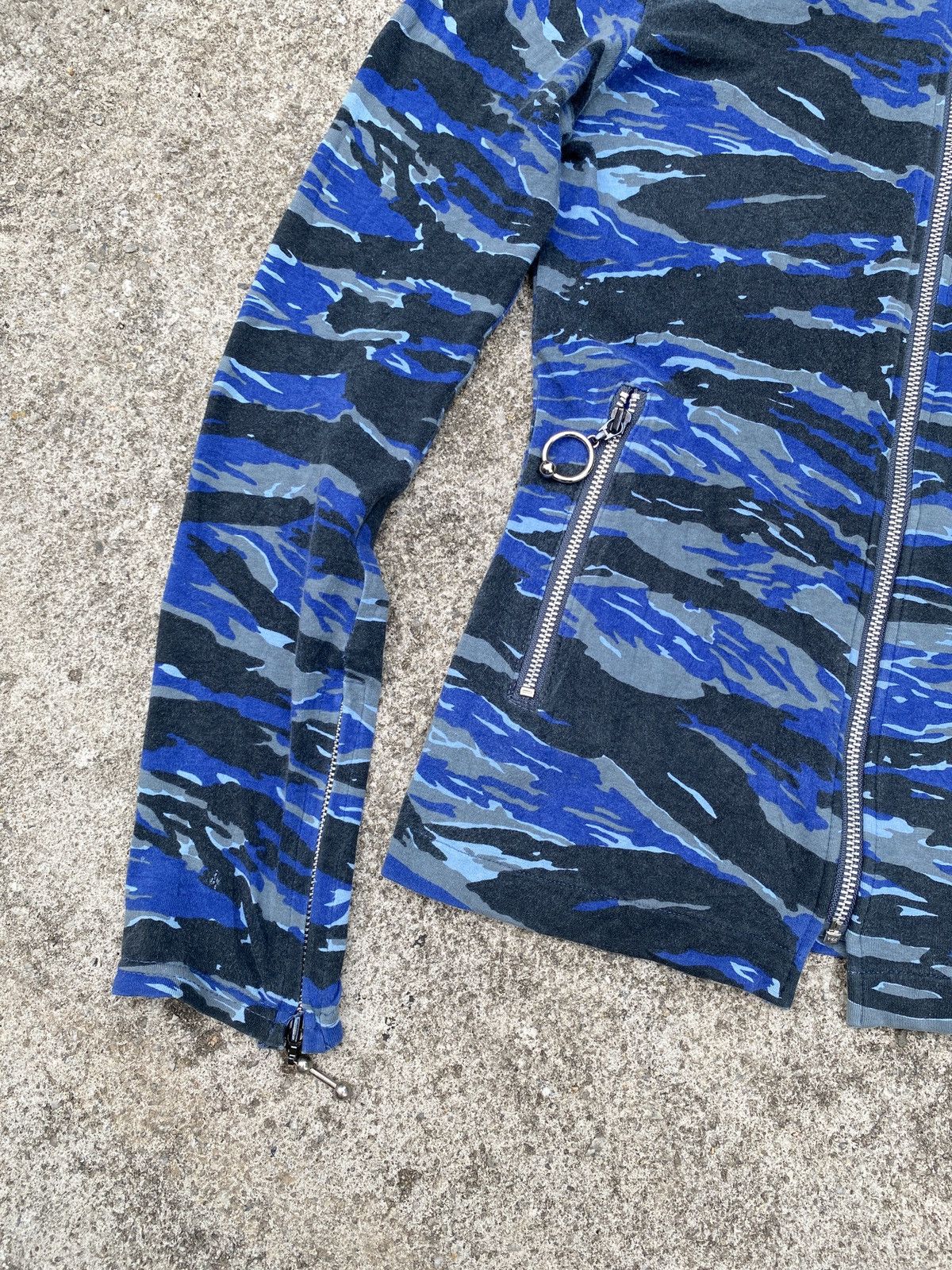 Hysteric Glamour × Japanese Brand Vintage 90s Hysterics Glamour Japan Tiger Stripe Camo Jacket Size S / US 4 / IT 40 - 6 Thumbnail