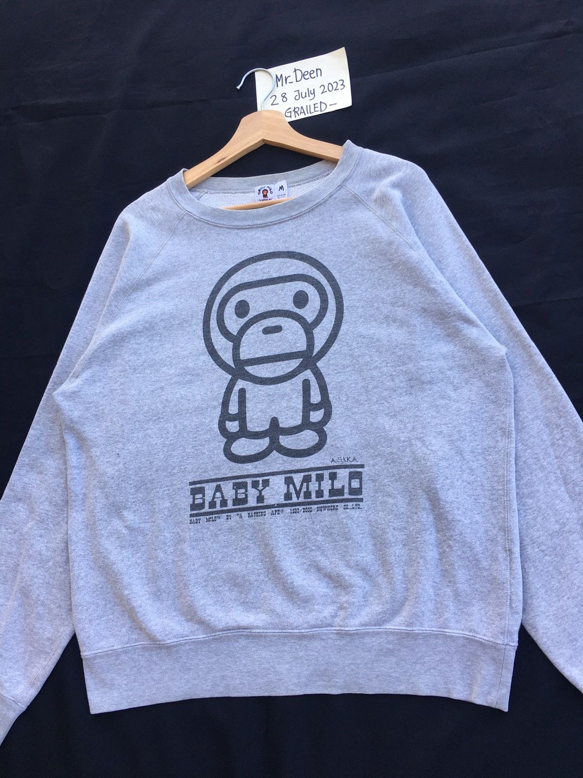 Bape Rare BAPE Baby Milo ASNKA Sweatshirt Size US M / EU 48-50 / 2 - 3 Thumbnail