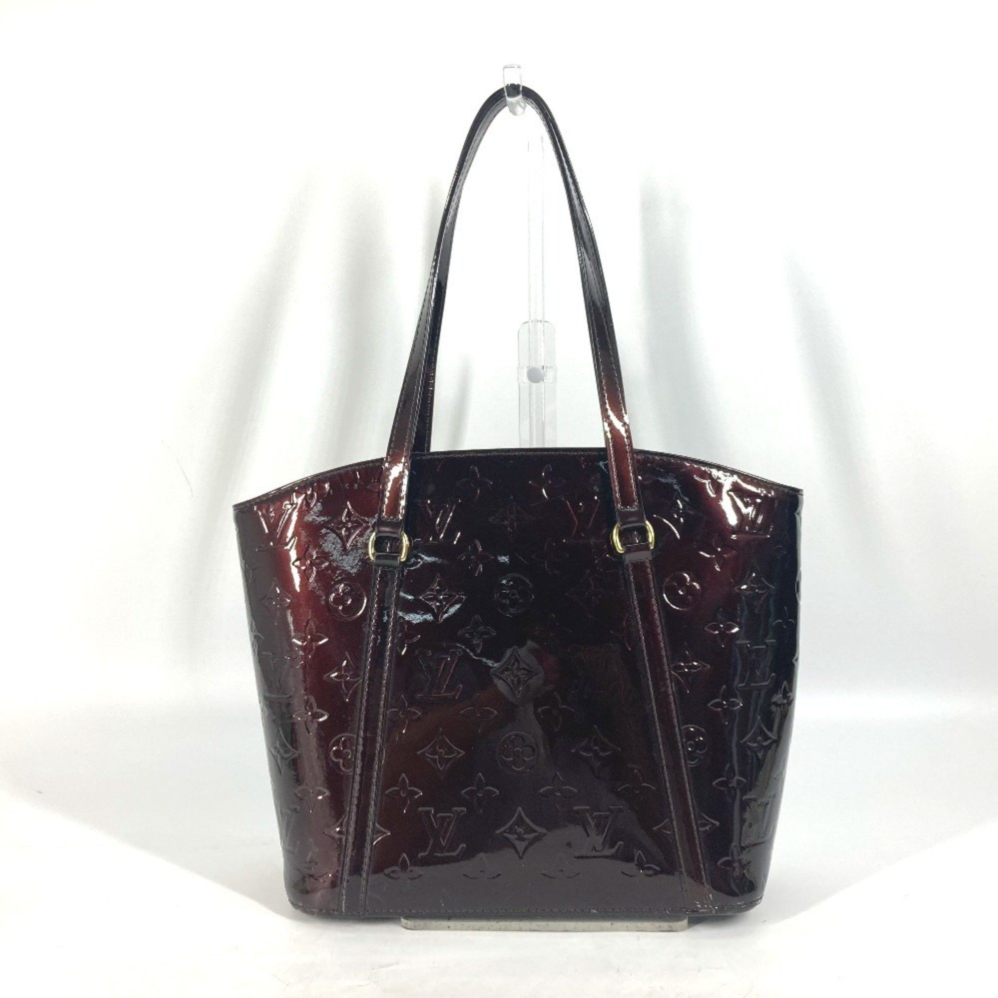 Louis Vuitton M91567 Monogram Vernis Avalon Mm Tote Bag, Shoulder Vernis, Women's, Amaranth, Purple