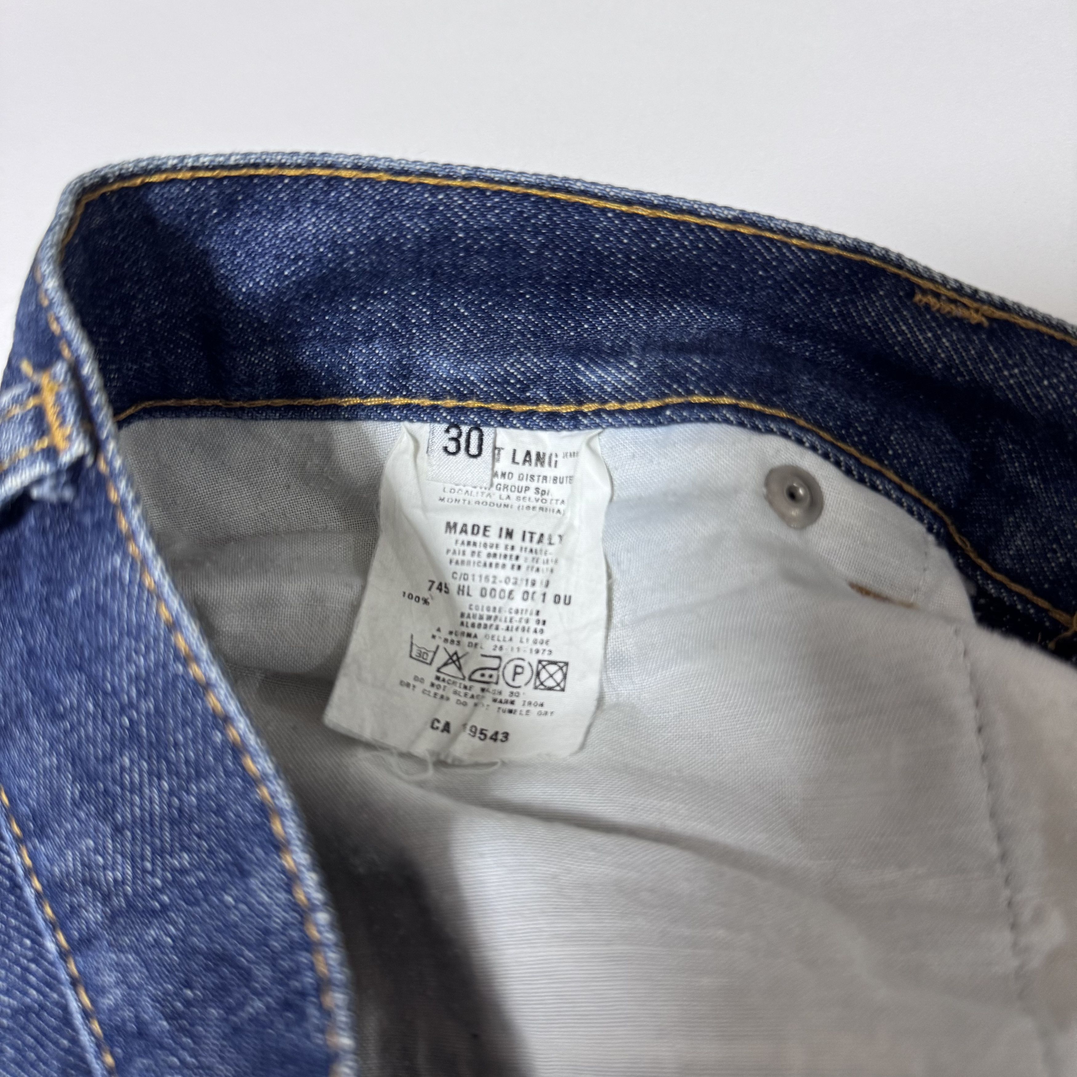 Helmut Lang HELMUT LANG JEANS 30-inch CLASSIC CUT PRODUCED IN 1998 Size US 30 / EU 46 - 5 Thumbnail
