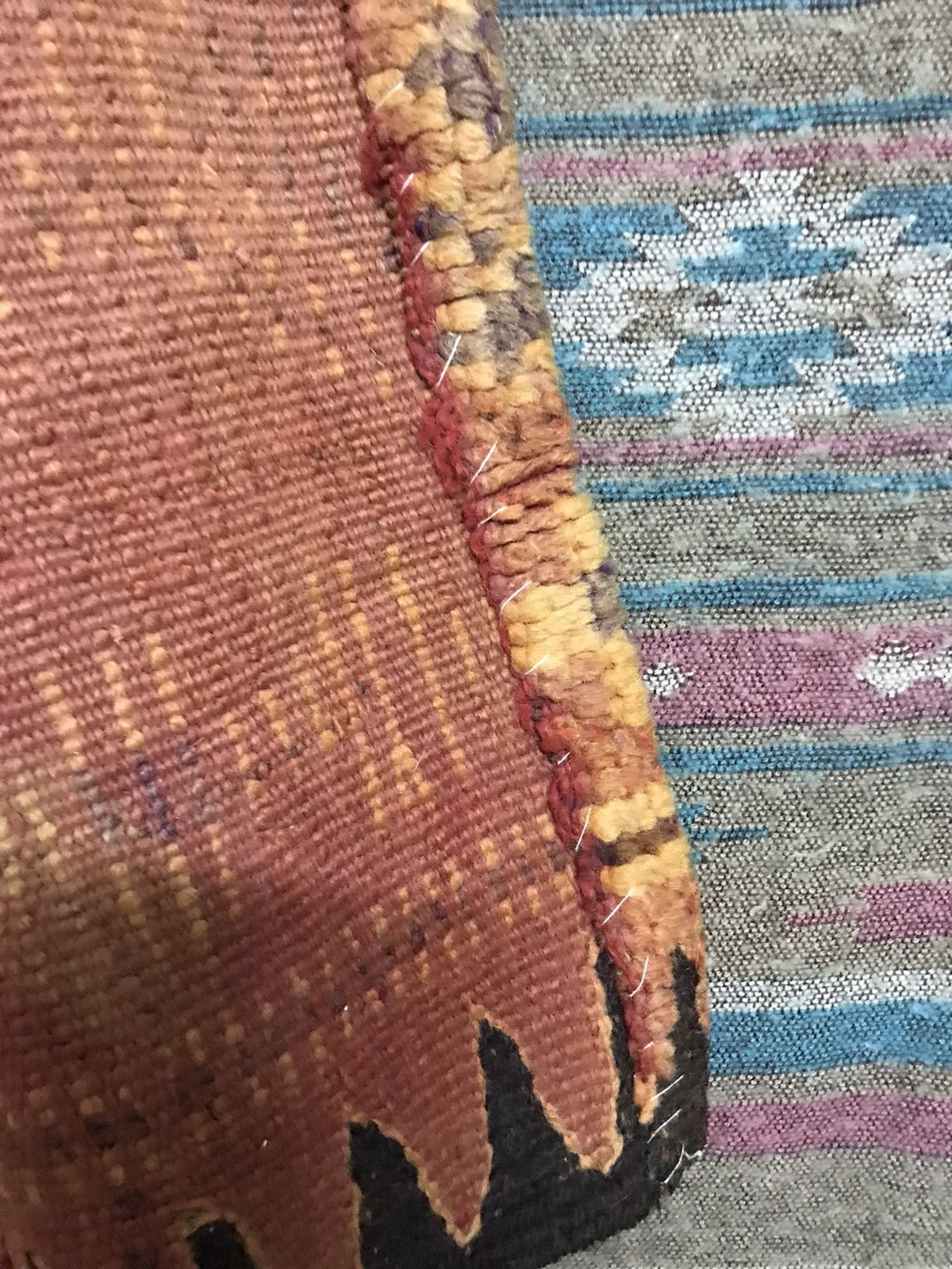 Handmade × Vintage Vintage Hand -Made Rug Vest Size US M / EU 48-50 / 2 - 8 Thumbnail