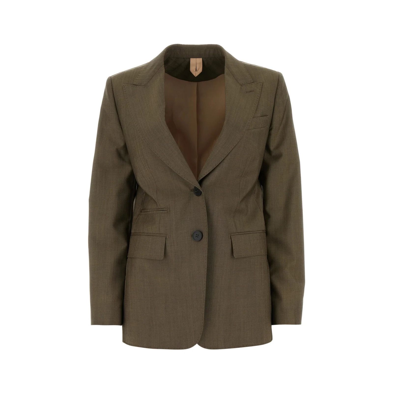 MAX MARA Apice Mud Wool Blend Blazer New & Authentic (Women'