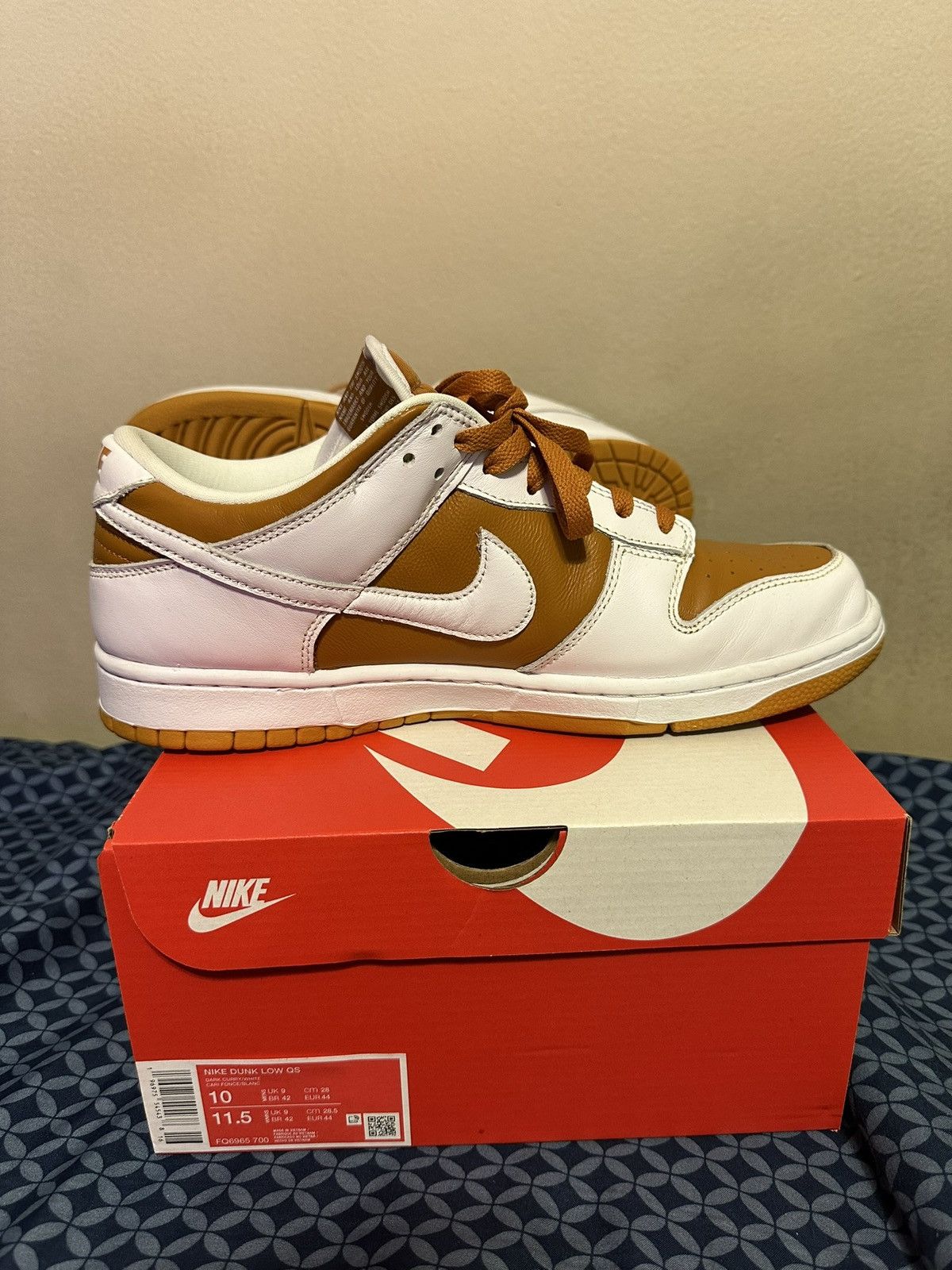 Nike Nike Dunk Low Light Curry Size US 10 / EU 43 - 5 Thumbnail