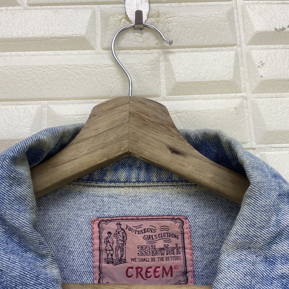 Japanese Brand × Vintage Vintage Japanese Brand Creem Trucker Denim Cropped Jacket Size US M / EU 48-50 / 2 - 18 Thumbnail