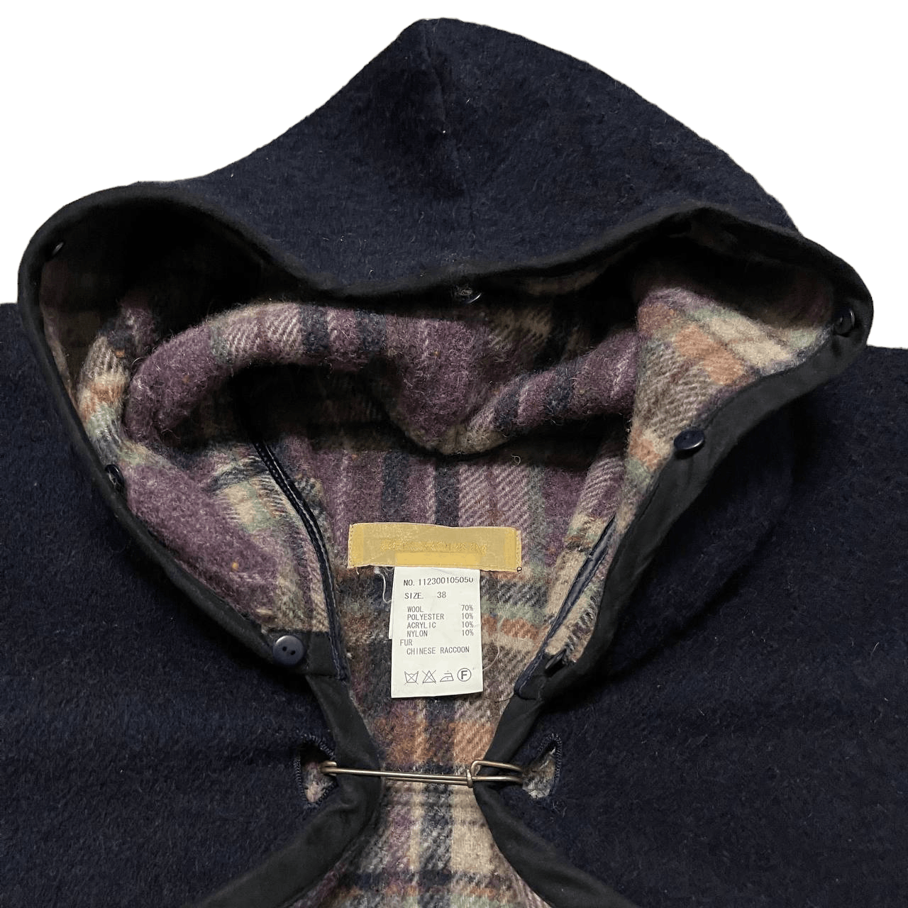 Japanese Brand Vintage Dendrobium Wool Cape with No Fur Size US M / EU 48-50 / 2 - 5 Thumbnail