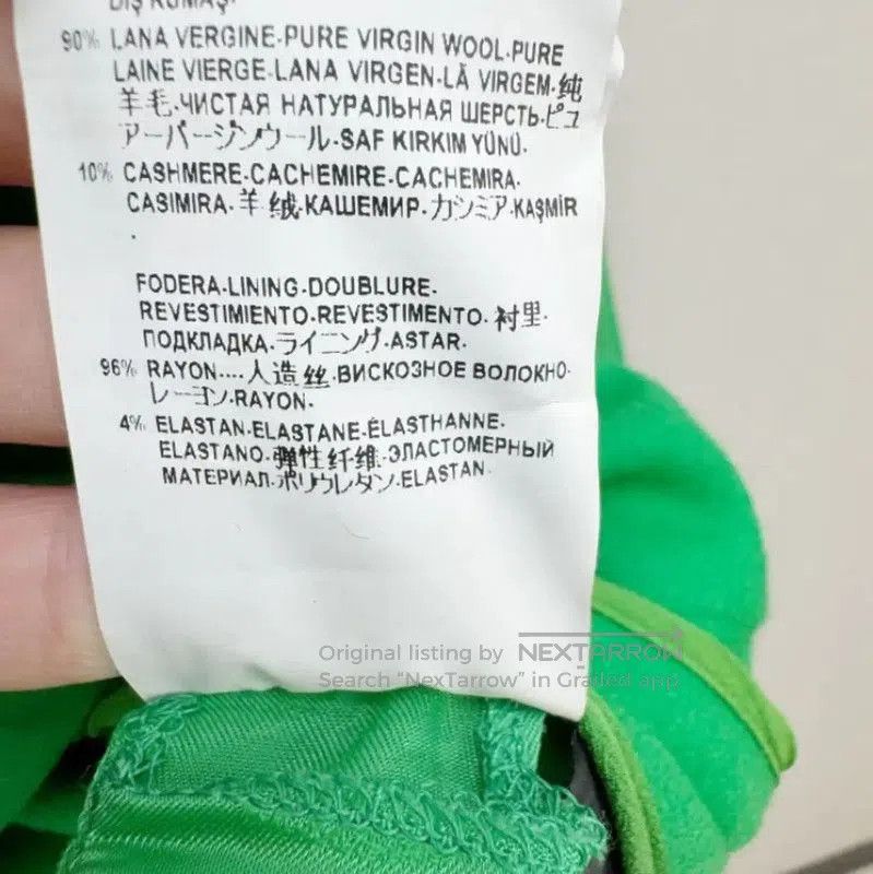 Versace Versace Green Wool Winter Coat for Women . Size M / US 6-8 / IT 42-44 - 9 Thumbnail