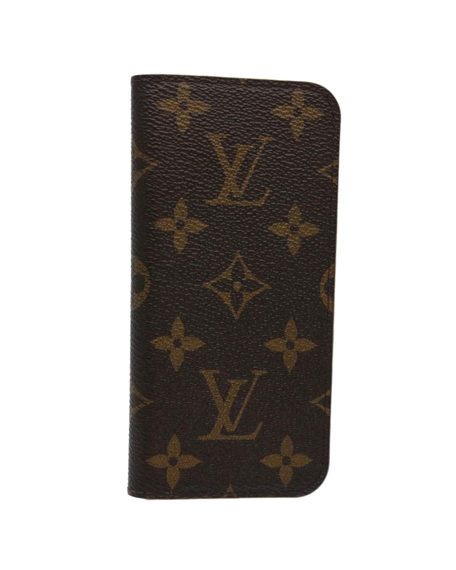 image of Monogram Canvas Iphone Case In Yellow By Louis Vuitton, Women's