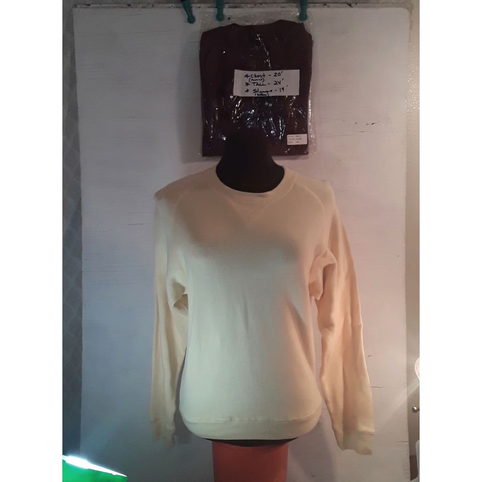 Vintage Plum & Butter Pullover Sweater XS Long Sleeve pima cotton soft 20x24 NWT Set of 2 Womens Christmas 20x24 A7 Size XS / US 0-2 / IT 36-38 - 2 Thumbnail