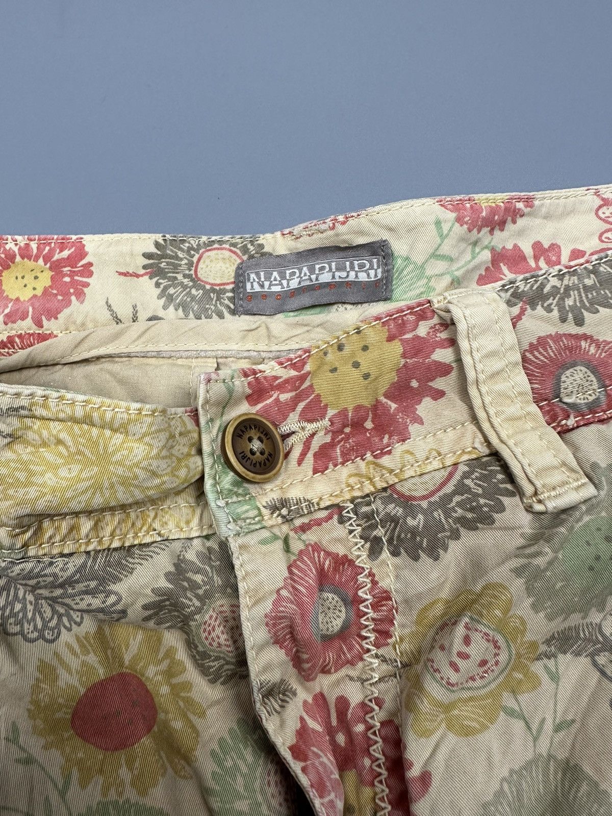 Napapijri Napapijri Floral Cargo Pants Size US 35 - 6 Thumbnail