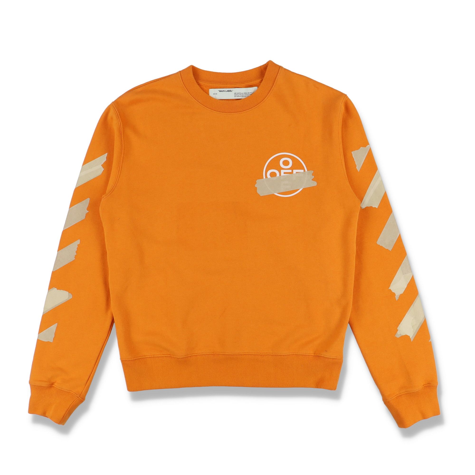 Off-White Orange Tape Arrows Logo Sweatshirt Size US M / EU 48-50 / 2 - 5 Thumbnail
