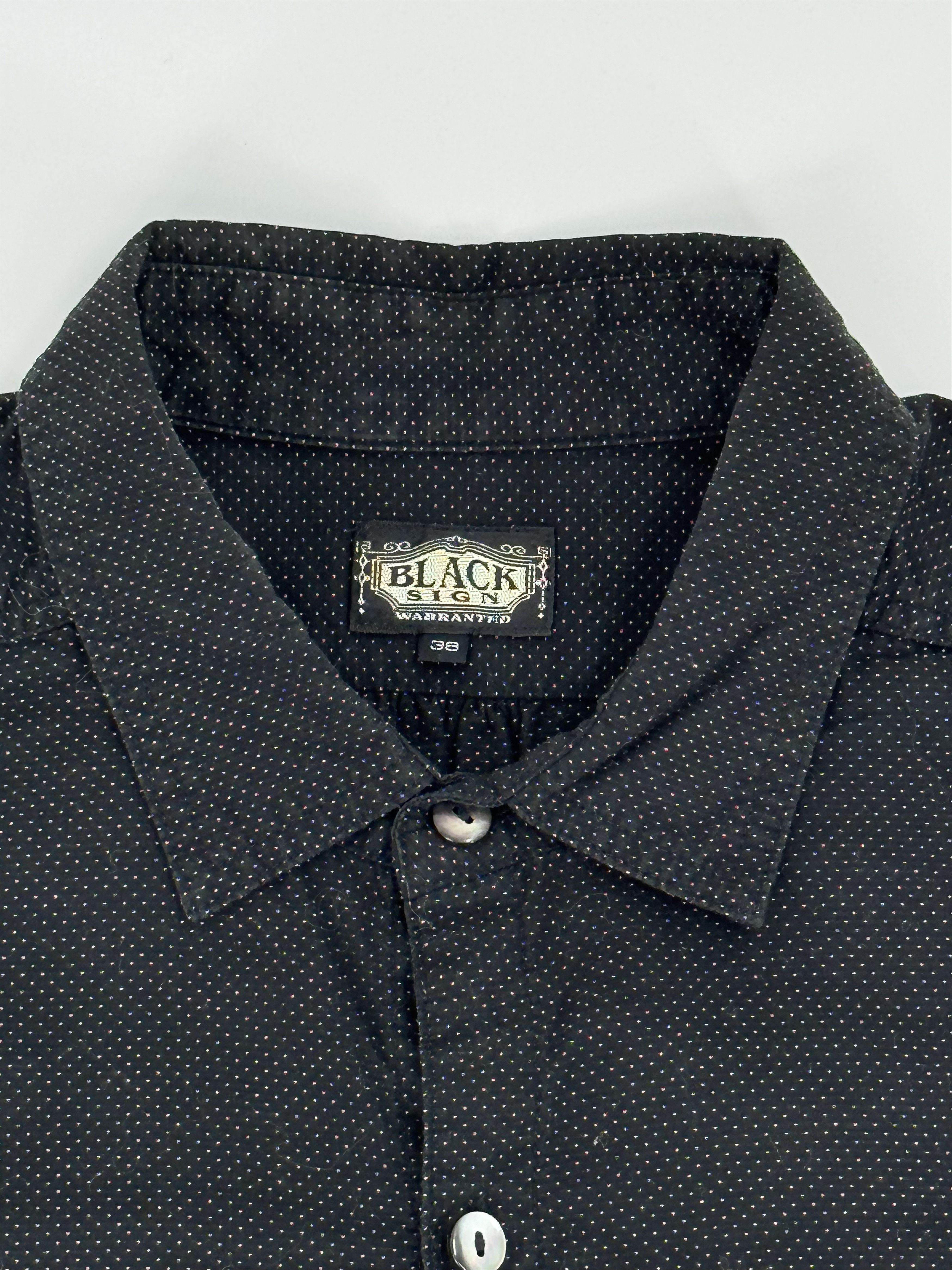 BLACK SIGN Black Sign Japan Polka Dot Pullover Shirt Size 38 Japan Size US S / EU 44-46 / 1 - 3 Thumbnail