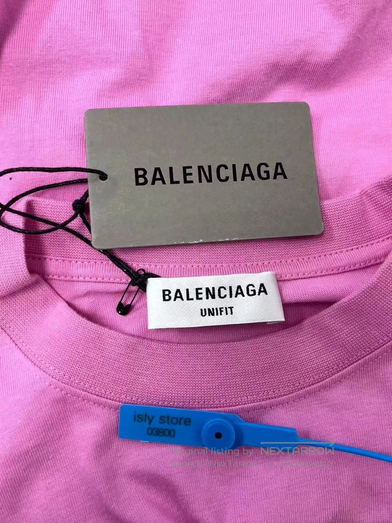 Balenciaga Balenciaga Logo Print Unisex Relaxed T-Shirt. Size M / US 6-8 / IT 42-44 - 5 Thumbnail