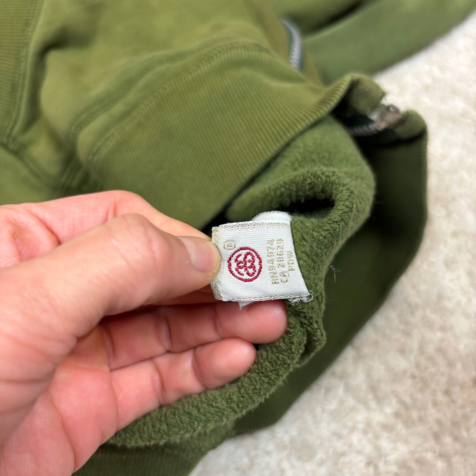 Stussy × Vintage Vintage Stussy Full Zip Hoodie Faded Men's Medium Y2K Size US M / EU 48-50 / 2 - 10 Thumbnail