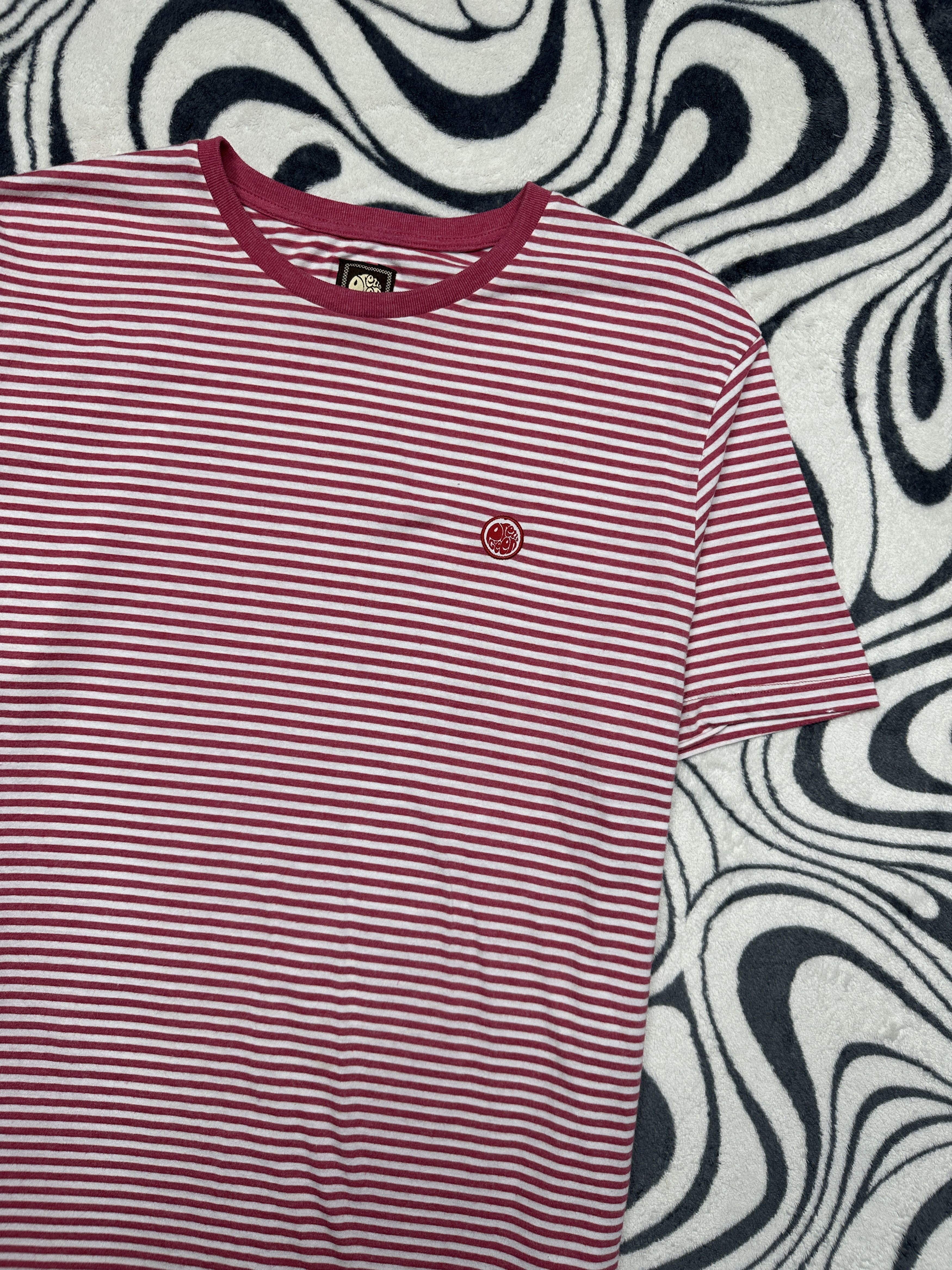 Pretty Green Pretty Green Mens Striped T-Shirt Size US XXL / EU 58 / 5 - 2 Thumbnail