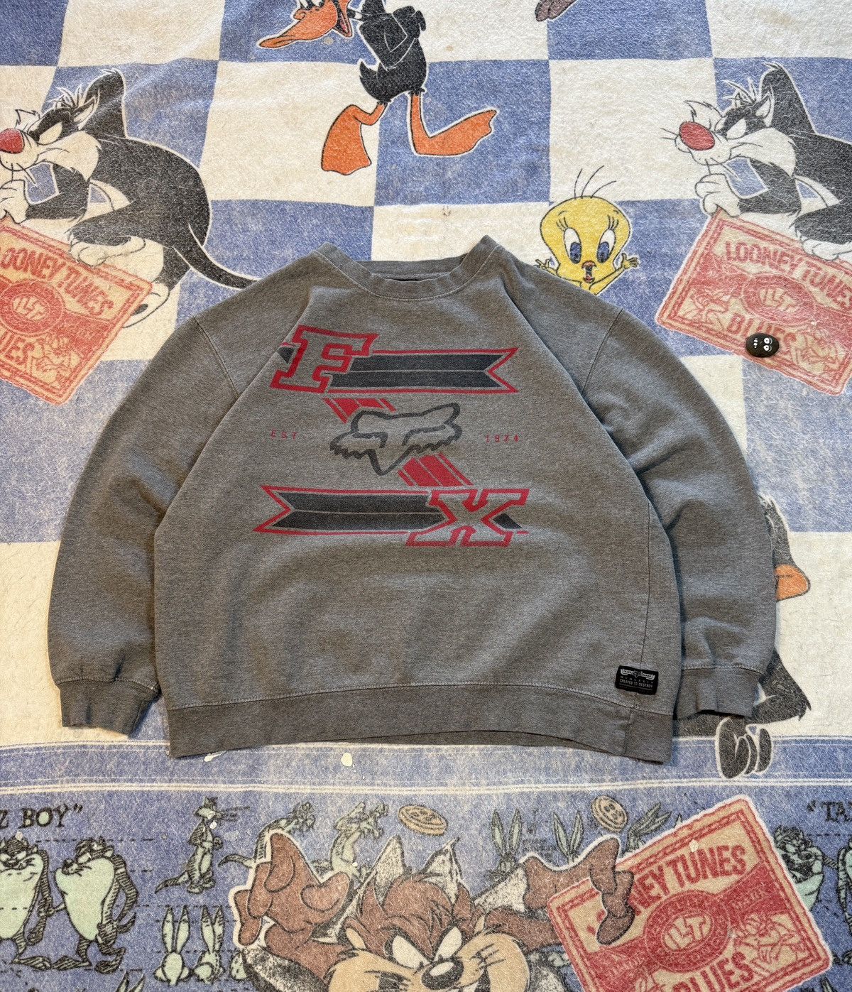 Fox Racing Y2K fox crewneck sweatshirt Size US L / EU 52-54 / 3 - 1 Thumbnail