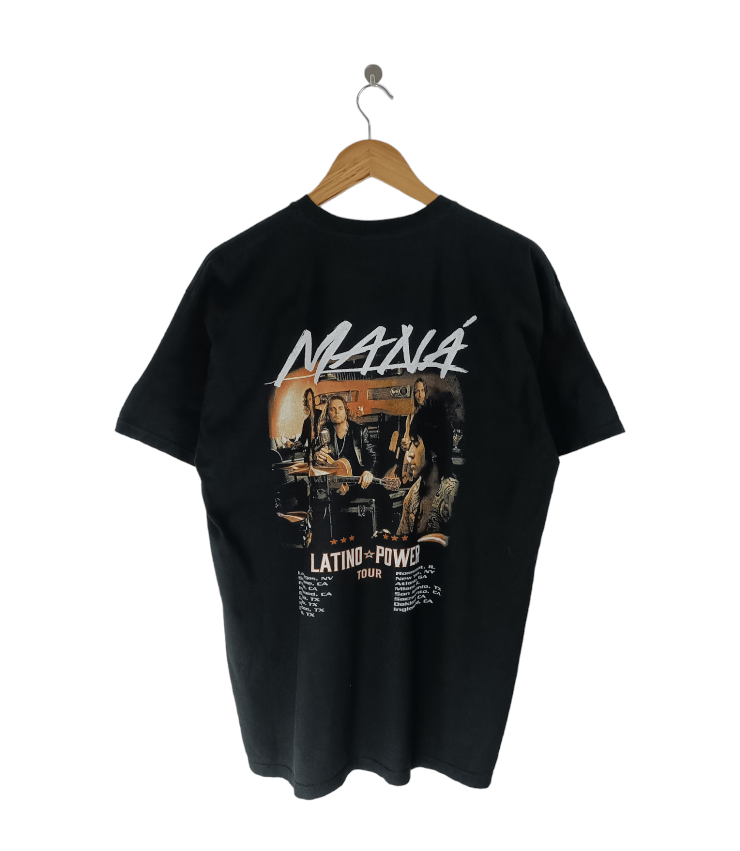 Band Tees VINTAGE MANA LATINO POWER 2016 TOUR TEE rata blanca caifanes Size US L / EU 52-54 / 3 - 1 Thumbnail