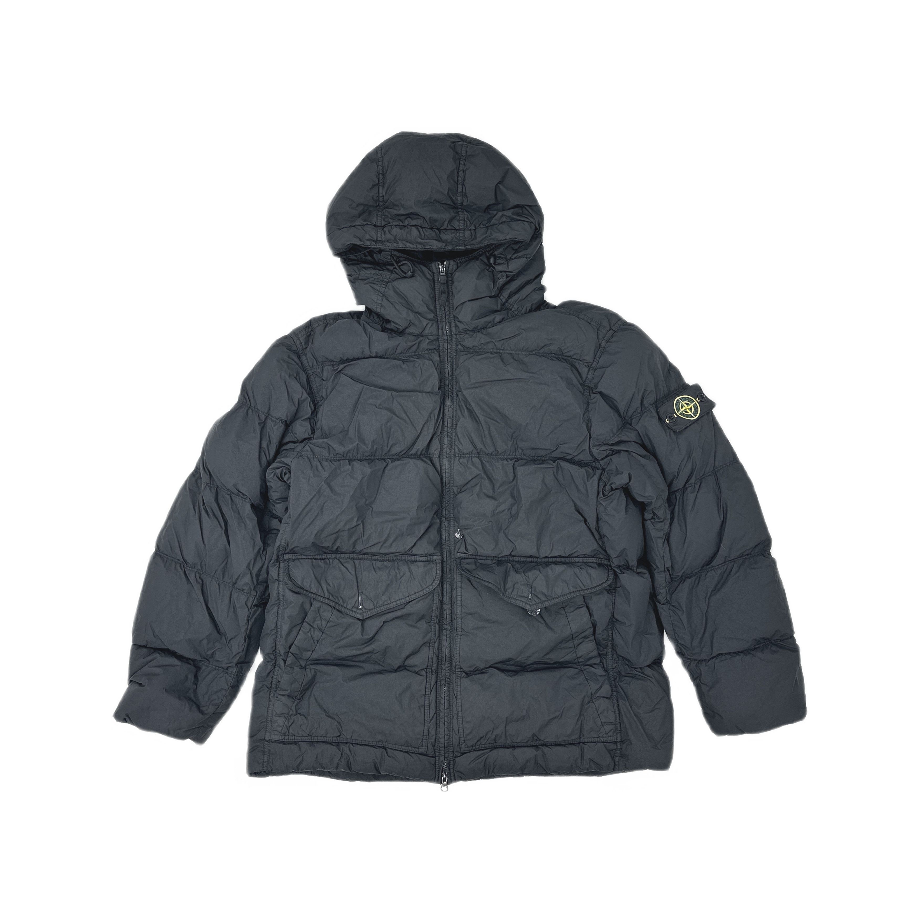 Stone Island Stone Island Hooded Down Jacket Black XXL Size US XXL / EU 58 / 5 - 1 Thumbnail
