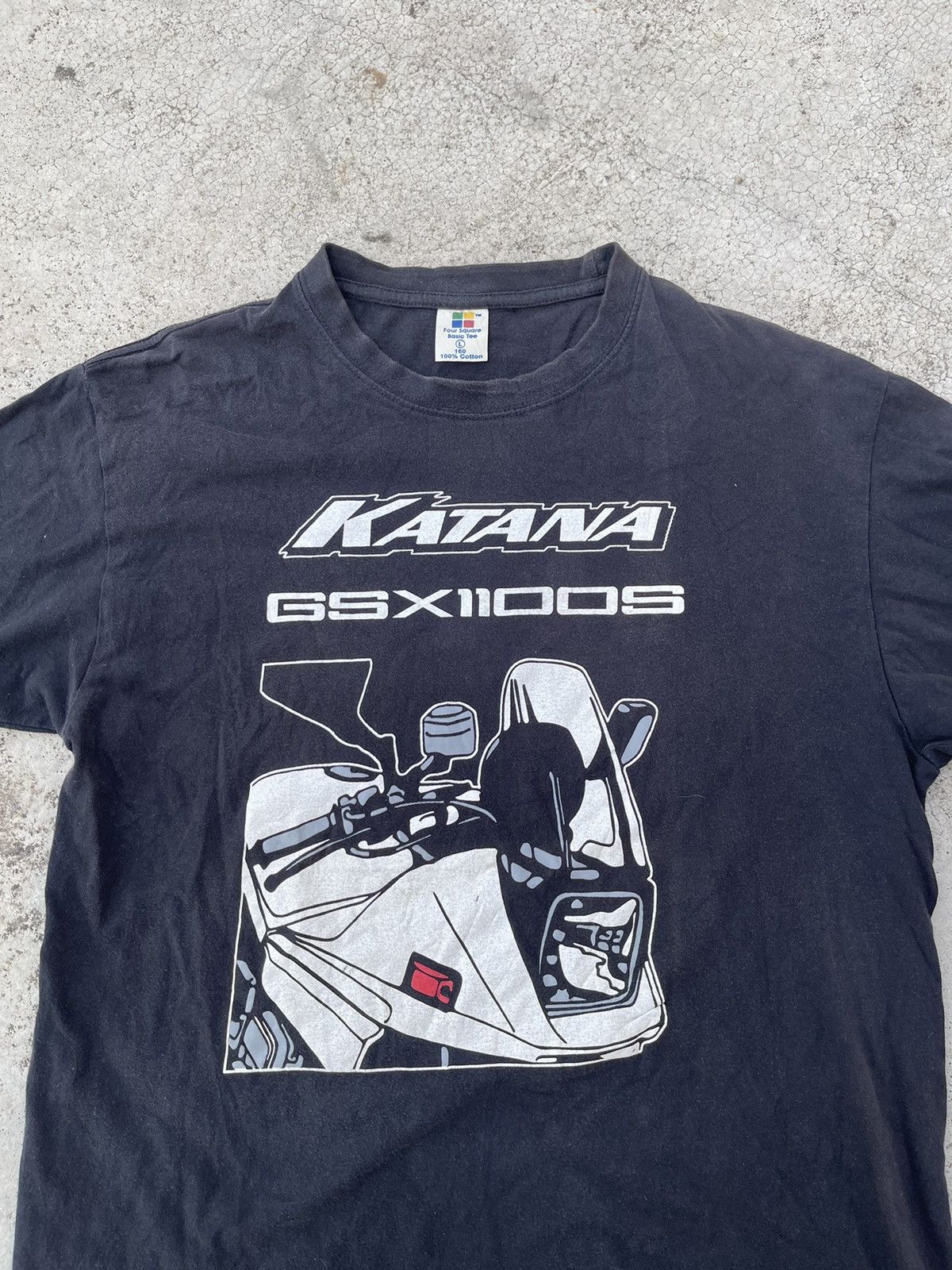 Other Vintage Suzuki Katana Motor T shirt L fit M GSX 1100s Rare Size US M / EU 48-50 / 2 - 2 Thumbnail