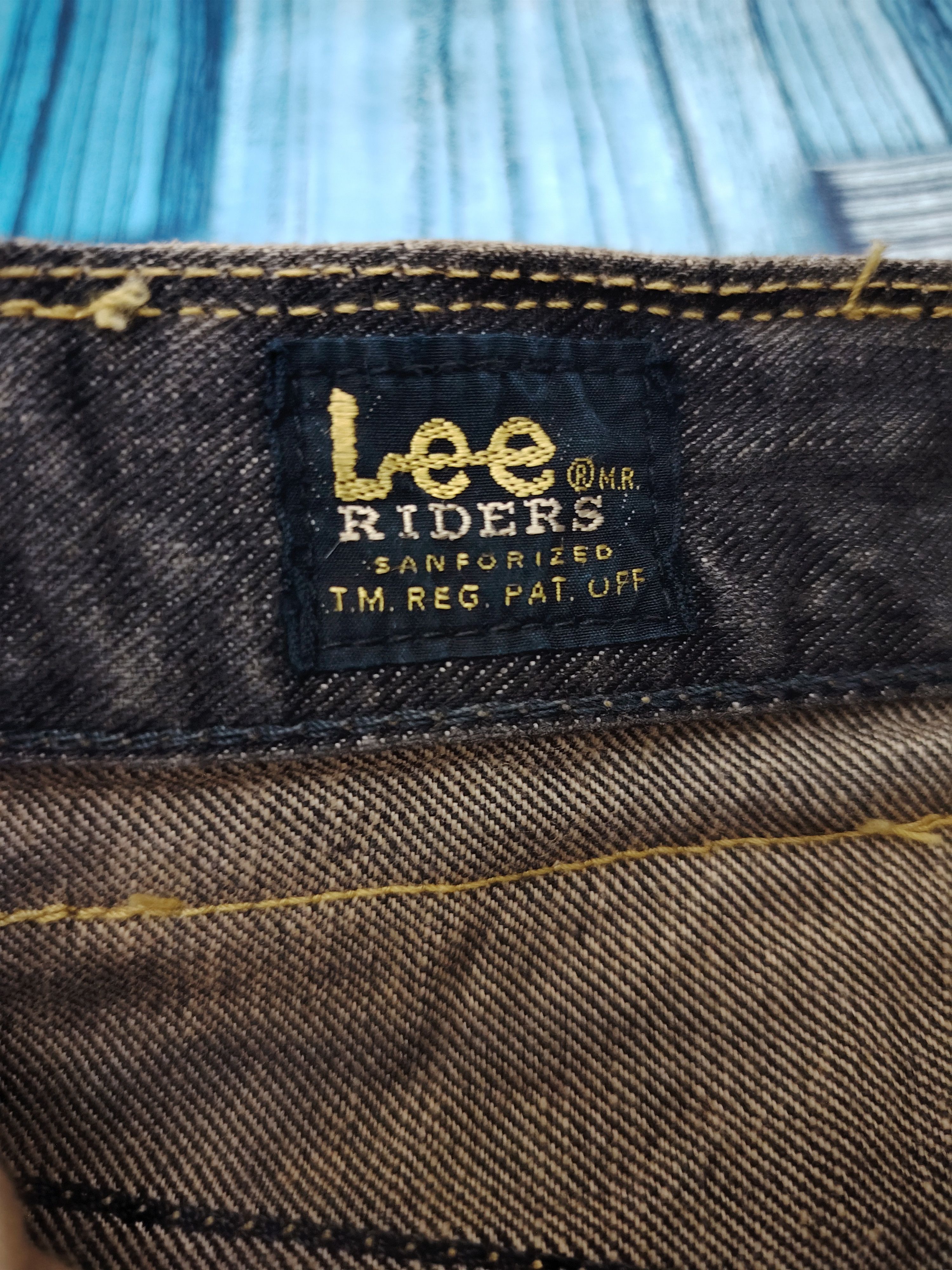 Lee × Number (N)ine Japanese Lee Flared Jeans Distressed Denim Size US 30 / EU 46 - 10 Thumbnail