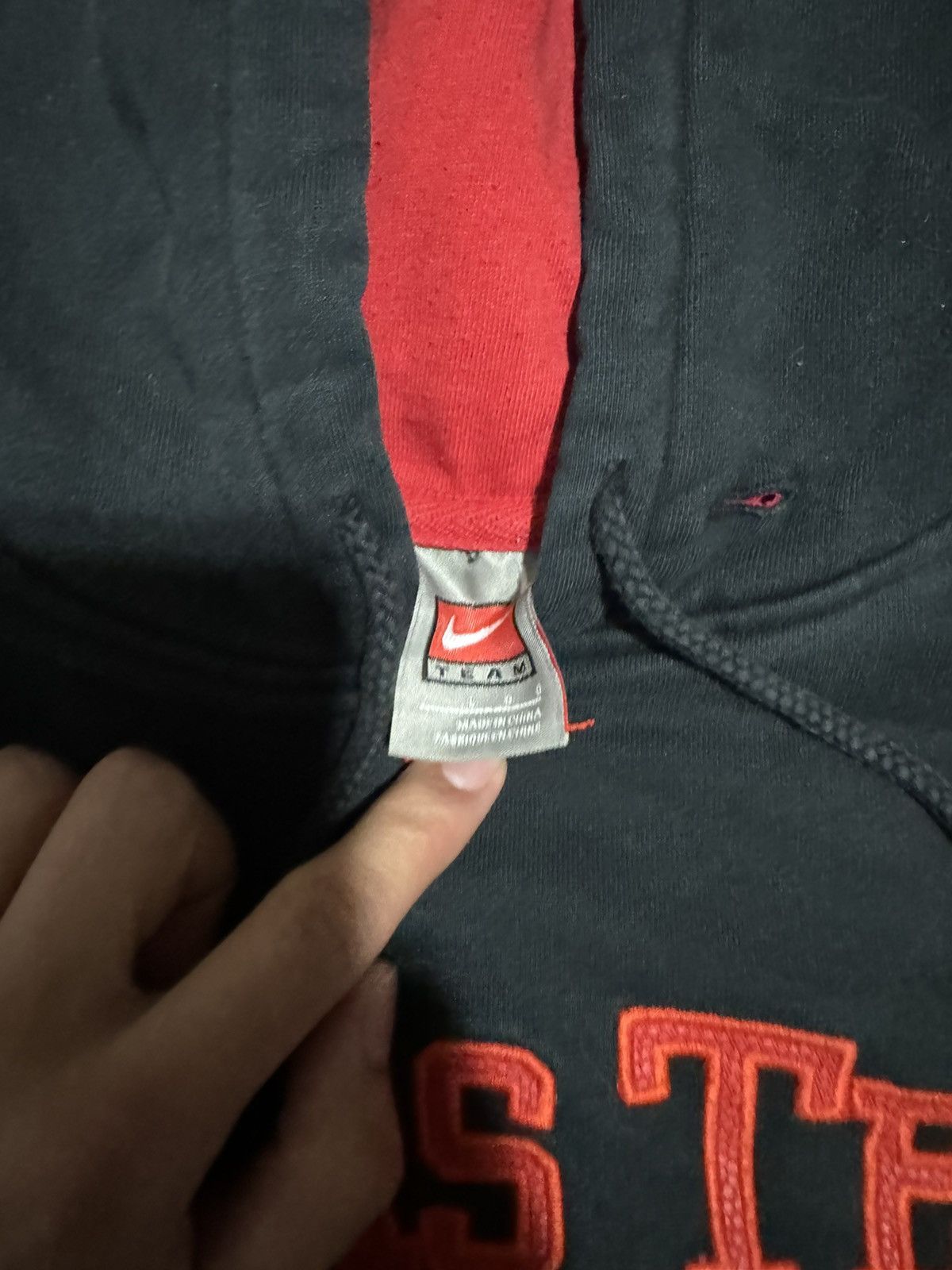 Nike × Vintage nike center swoosh hoodie Size US L / EU 52-54 / 3 - 3 Thumbnail