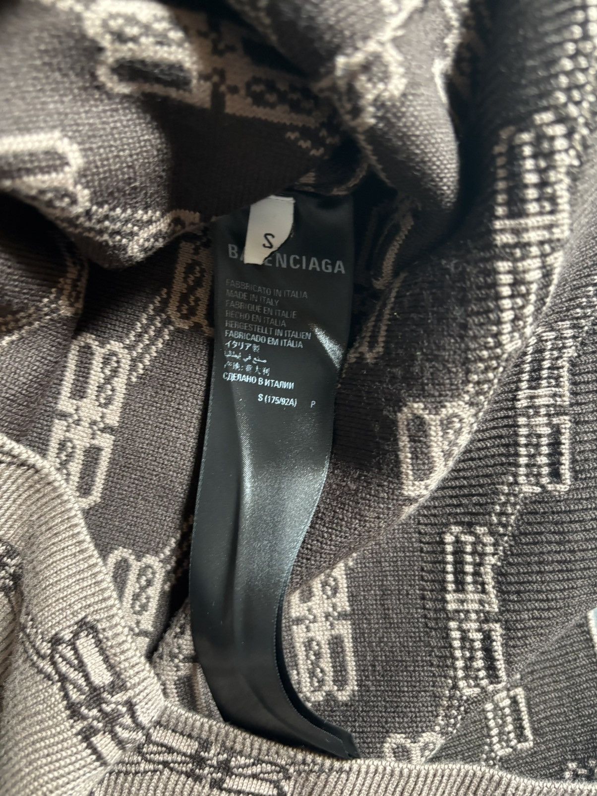 Balenciaga Balenciaga BB Monogram Knit Crewneck Size US M / EU 48-50 / 2 - 6 Thumbnail