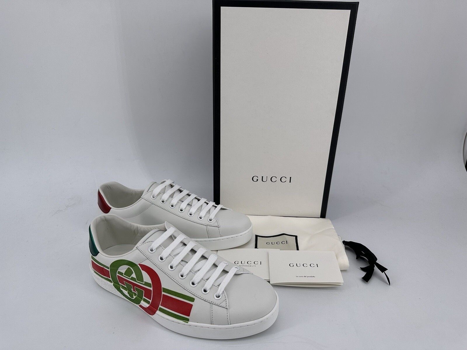 Gucci Size-UK-7,5/EU-41,5/US-8,5 New Gucci Men's Sneakers Size US 8.5 / EU 41-42 - 2 Thumbnail