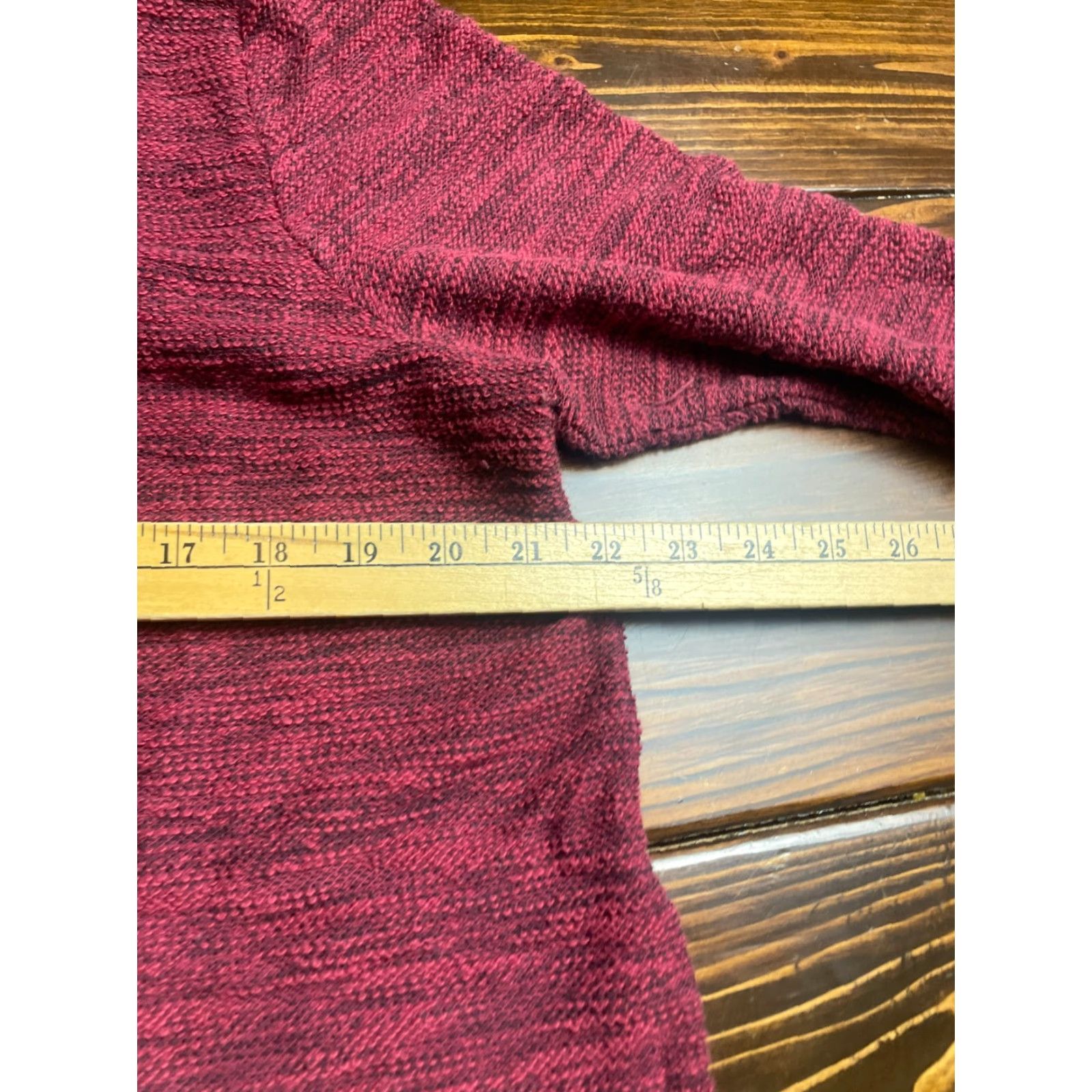 Old Navy Old Navy Sweater, Women, Size L, Burgundy, Cowl Neck, Pullover, Long Sleeve, Solid, Regular, Sweater Title Size L / US 10 / IT 46 - 4 Thumbnail