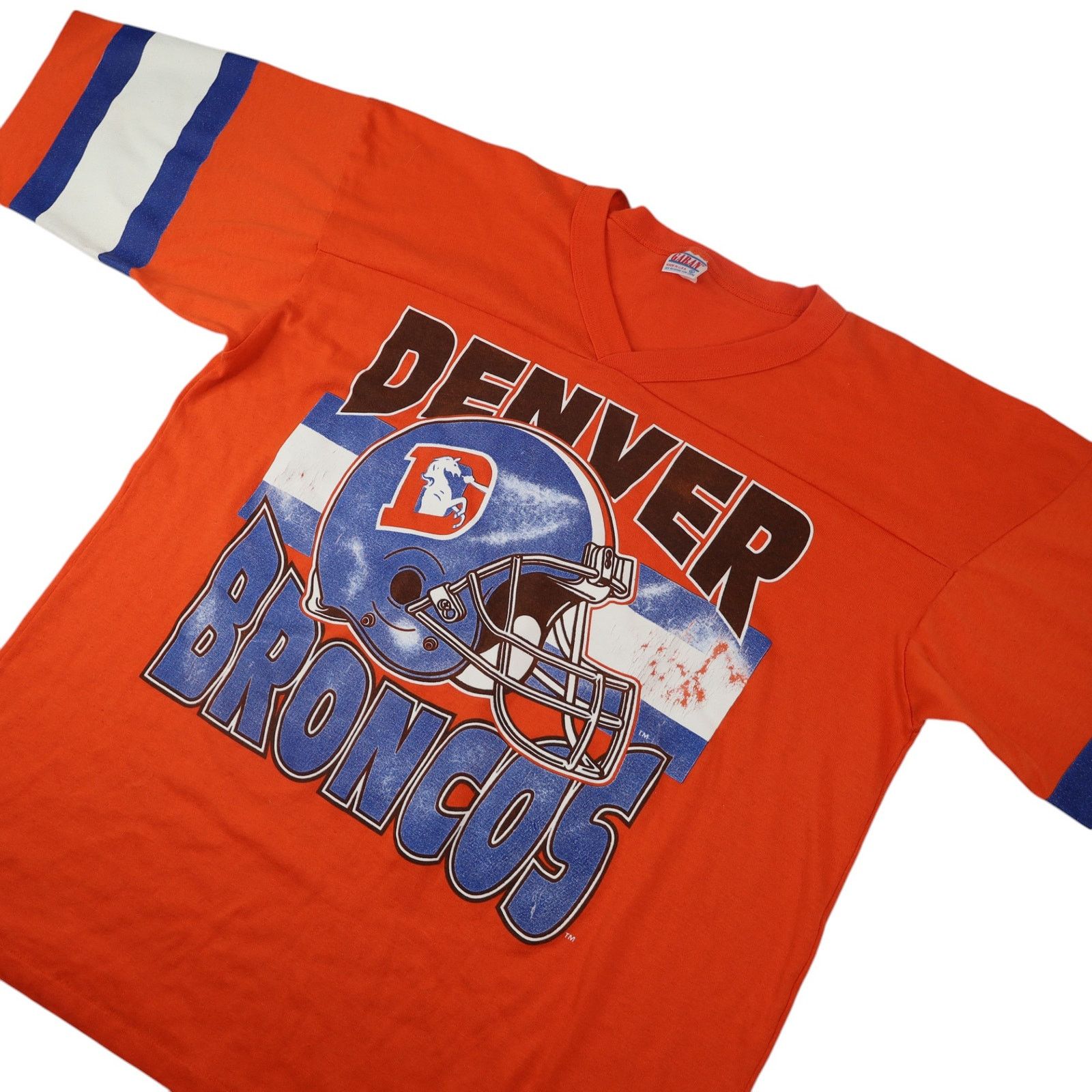 Vintage Vintage 90s Denver Broncos Graphic T Shirt Size US XL / EU 56 / 4 - 2 Thumbnail