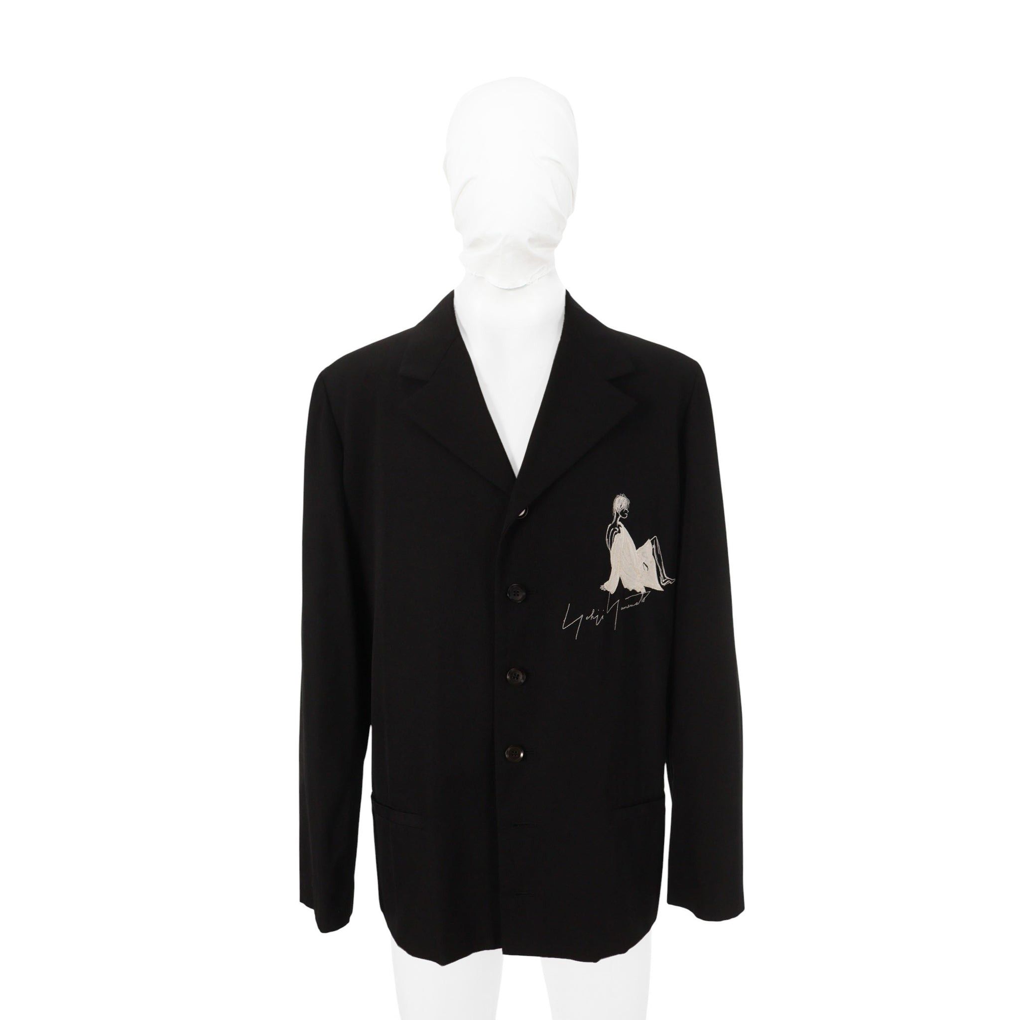 Yohji Yamamoto Yohji Yamamoto Pour Homme AW18 - Wool 5BS Long