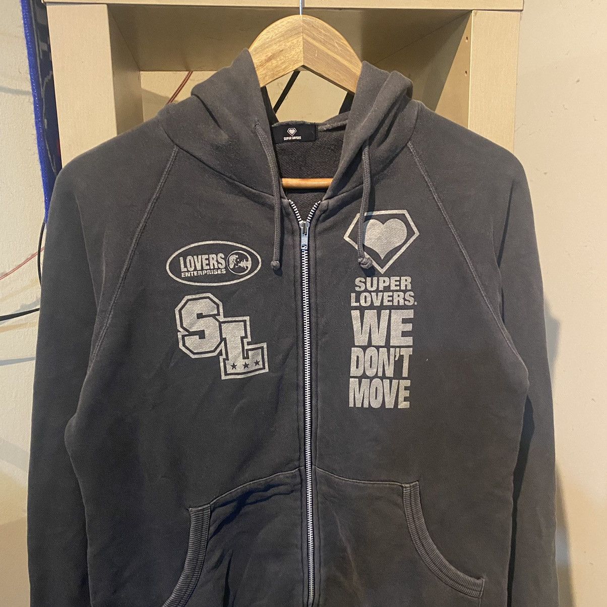 Japanese Brand × Vintage Vintage rare super lovers punk rock never stop never give up Size US S / EU 44-46 / 1 - 3 Thumbnail