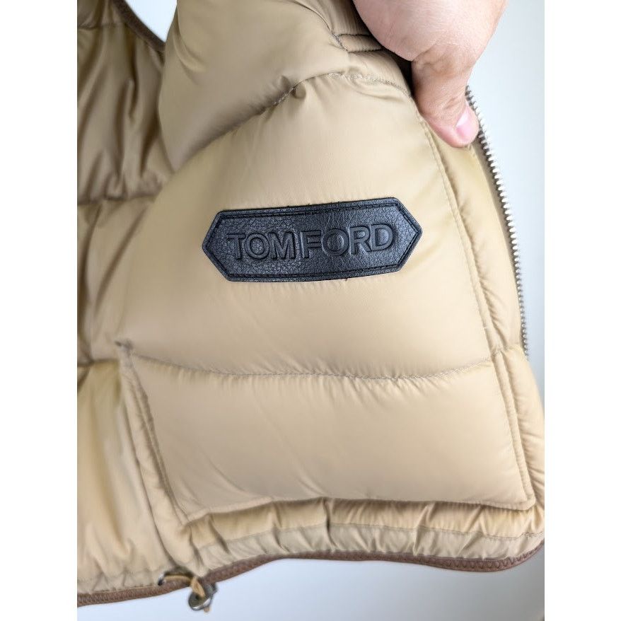 Tom Ford o1rshd1 Down Vest in Brown/Beige Size US S / EU 44-46 / 1 - 18 Thumbnail