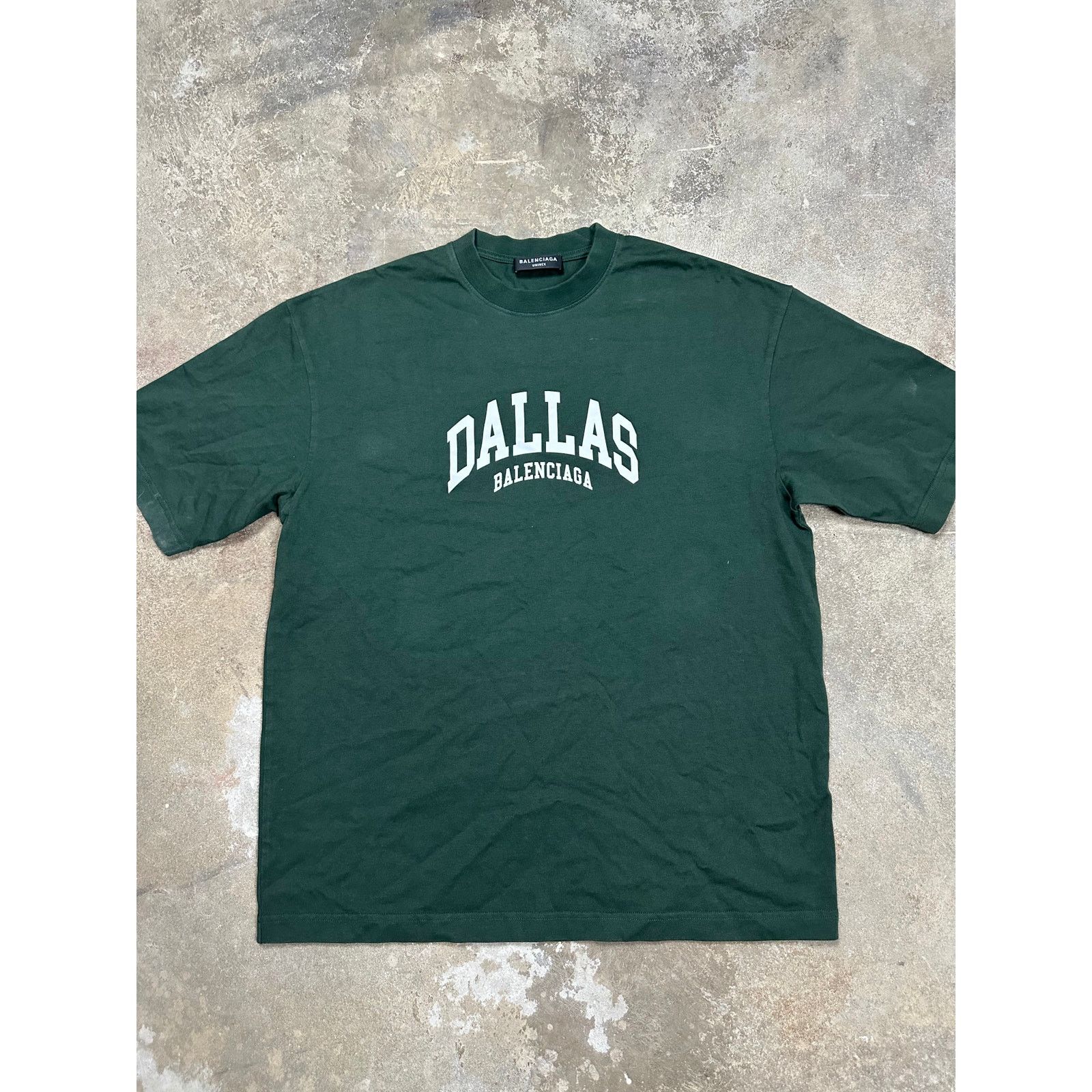 Balenciaga Balenciaga Tee Dark Green Dallas New XS With Tags Size US XS / EU 42 / 0 - 1 Thumbnail