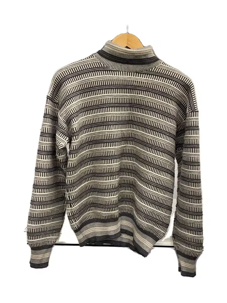 Y's for Men × Yohji Yamamoto Striped High Neck Wool Knit Sweater Size US M / EU 48-50 / 2 - 1 Thumbnail