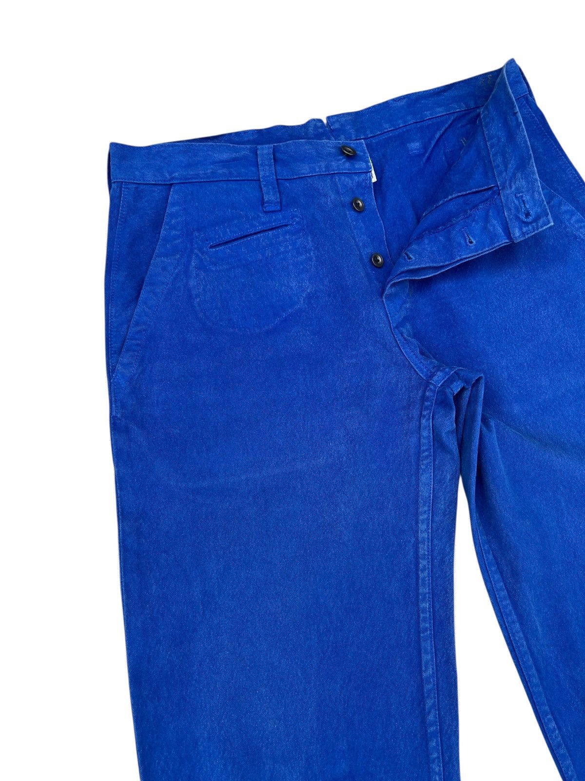 Schlussel Dejeuner Japan French Indigo Work Pant Trouser Cinch Back Size US 30 / EU 46 - 8 Thumbnail