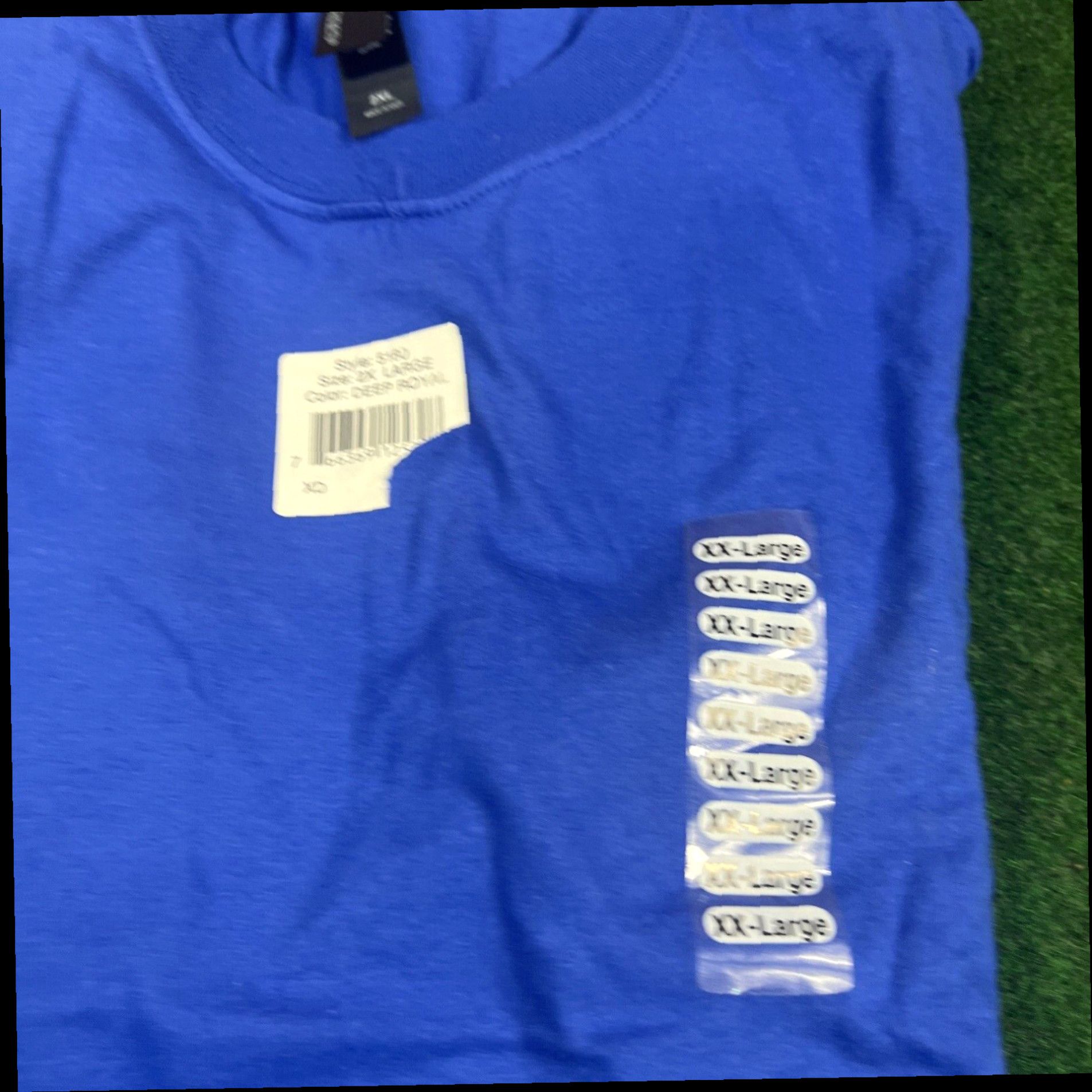 Hanes Four Blank T Shirts 3 Hanes Beefy 1 Russell Athletic 2XL Black Blue new W Tags Size US XXL / EU 58 / 5 - 6 Thumbnail