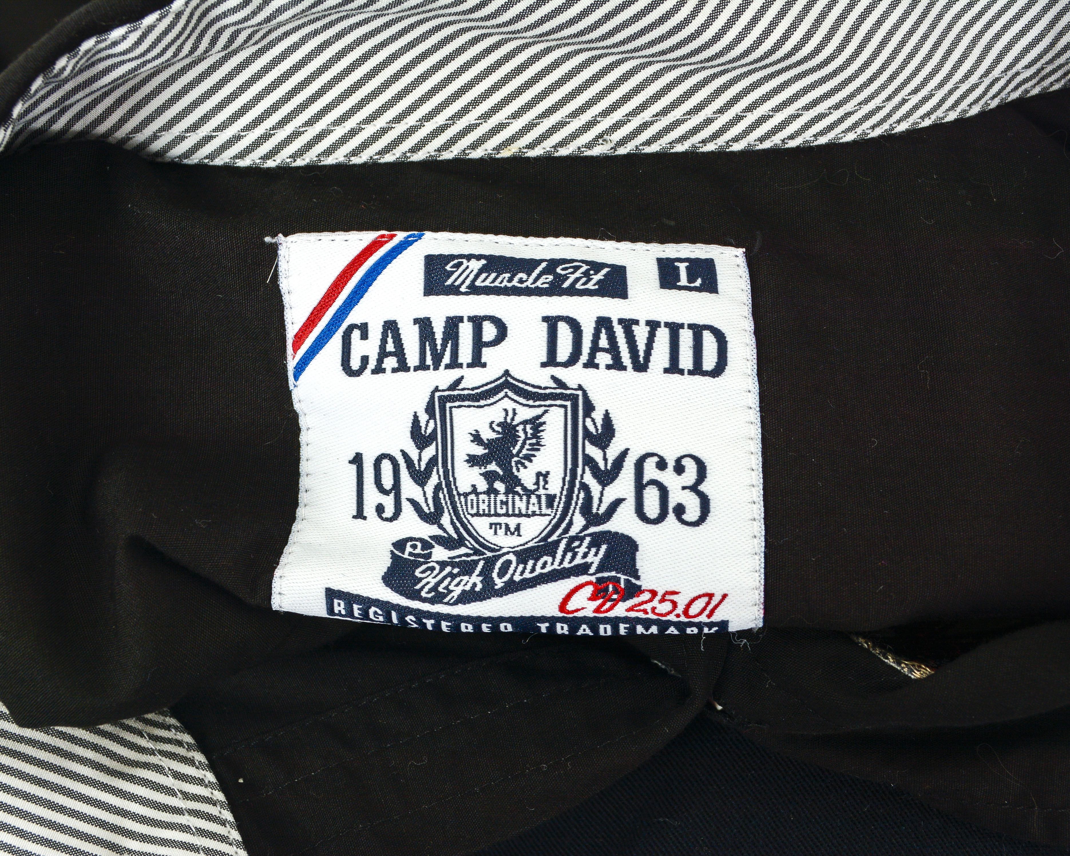 Camp David Men L Shirt Muscle Fit High Quality Casual Button Up Cotton Size US L / EU 52-54 / 3 - 7 Thumbnail