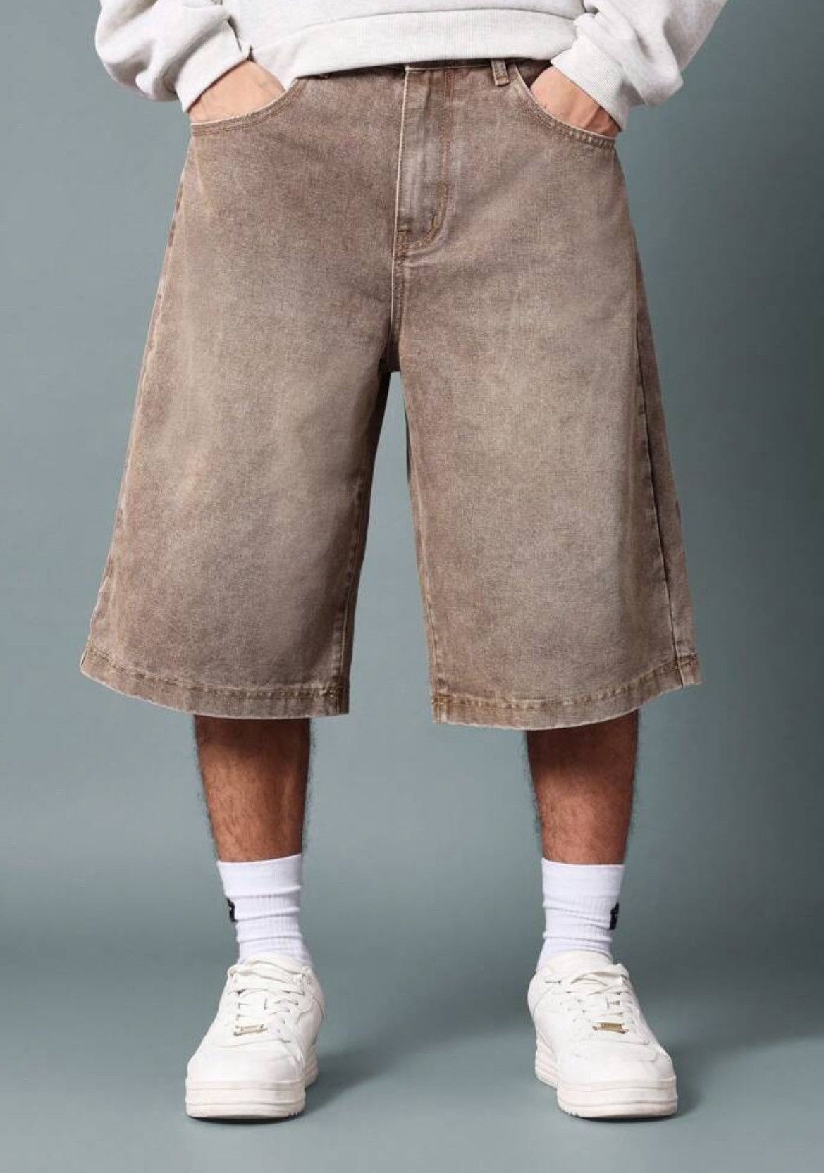 Jean Kawase x Arisa Washed vintage Retro Denim jeans jorts Size US 35 - 6 Thumbnail