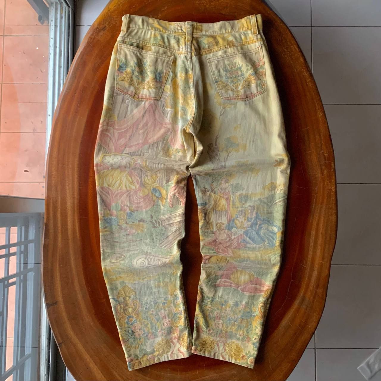 Roberto Cavalli Vintage 1990’s Roberto Cavalli Renaissance Denim Jeans Pants Size US 32 / EU 48 - 2 Thumbnail