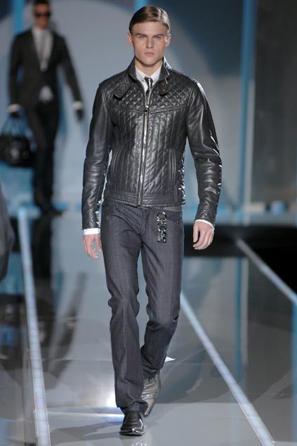 Dolce & Gabbana Dolce Gabbana FW2007 Quilted Padded Leather Café Racer Size US L / EU 52-54 / 3 - 8 Thumbnail