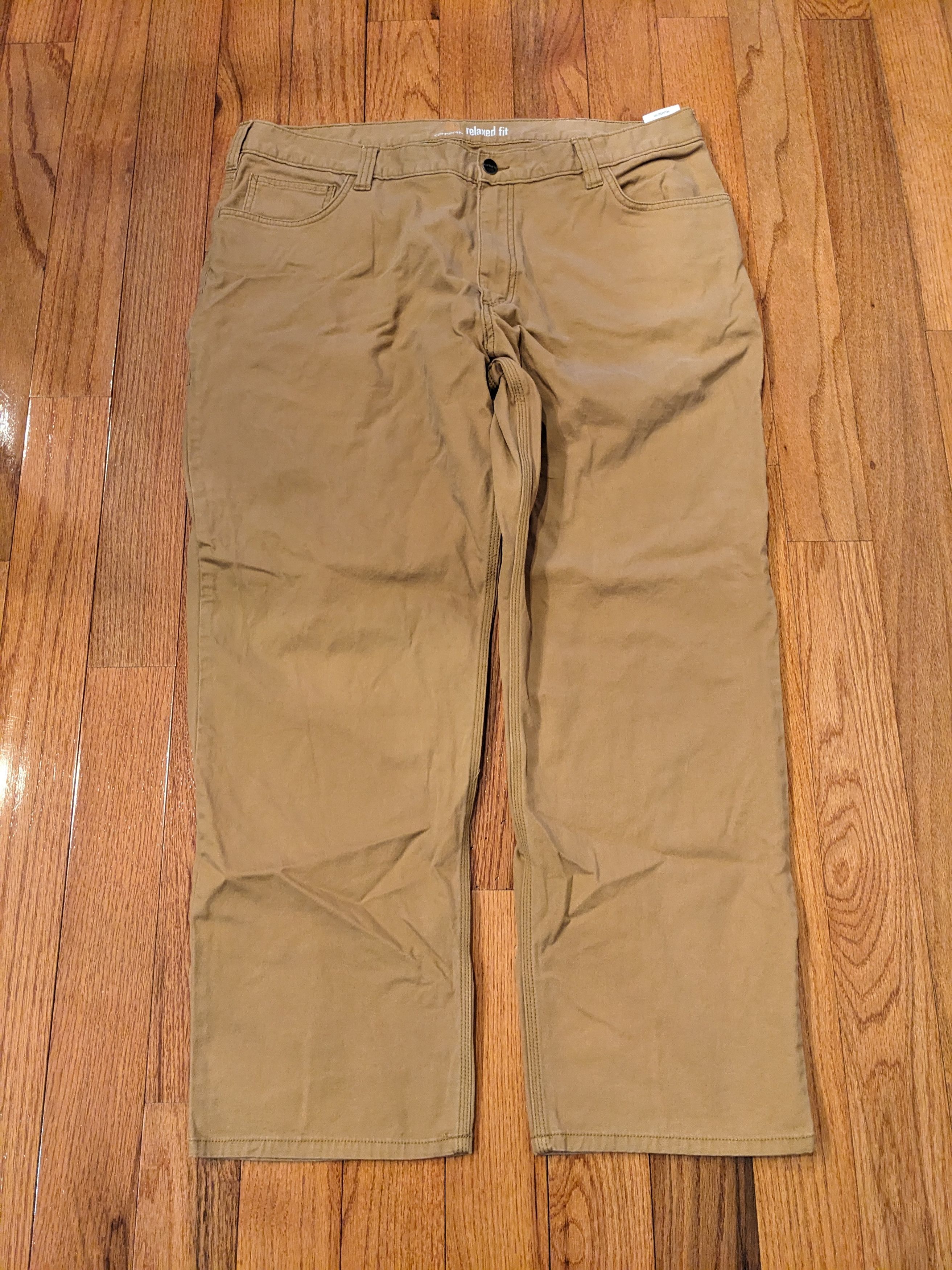 Carhartt × Vintage Vintage Y2K Carhartt 40 x 30 Relaxed Fit Tan Brown Pants Size US 40 / EU 56 - 3 Thumbnail