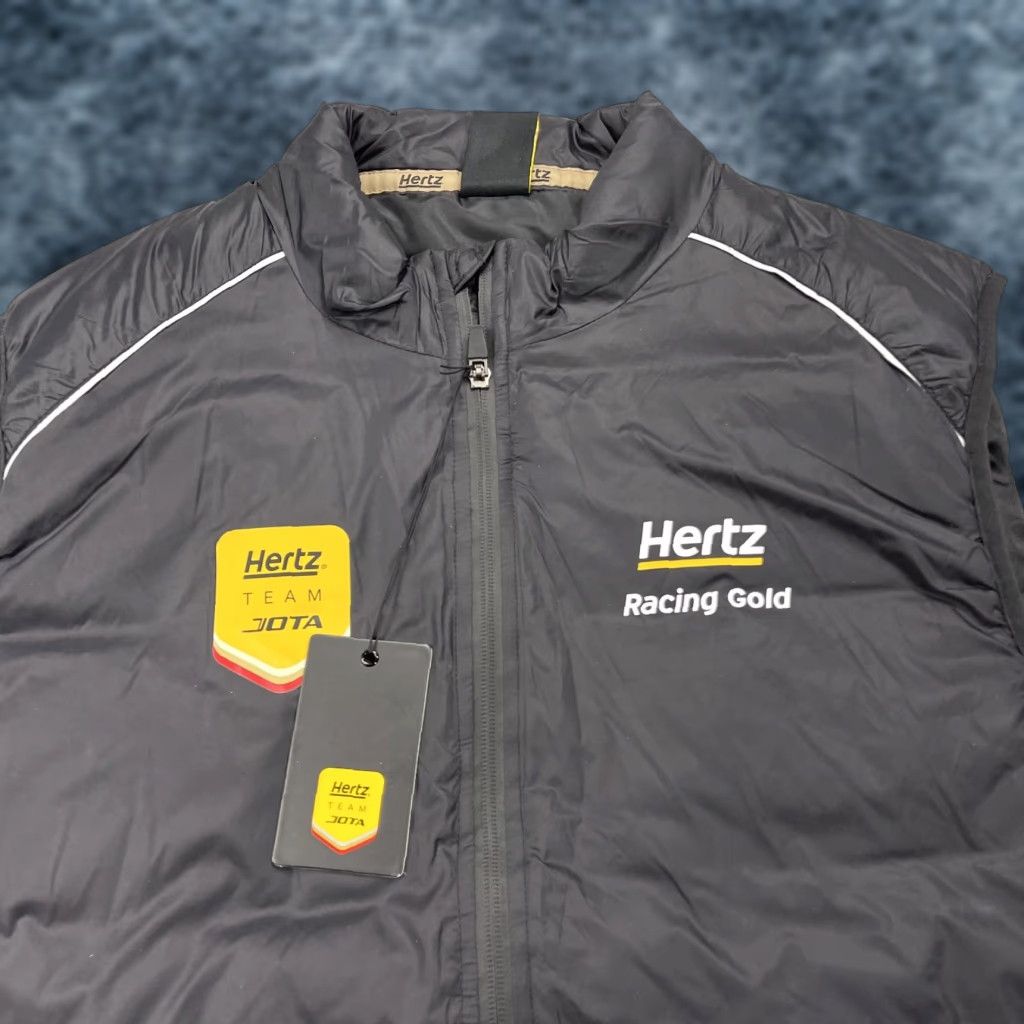 Vintage Hertz Vest Mens XL Black Gilet Full Zip Size US XL / EU 56 / 4 - 1 Thumbnail
