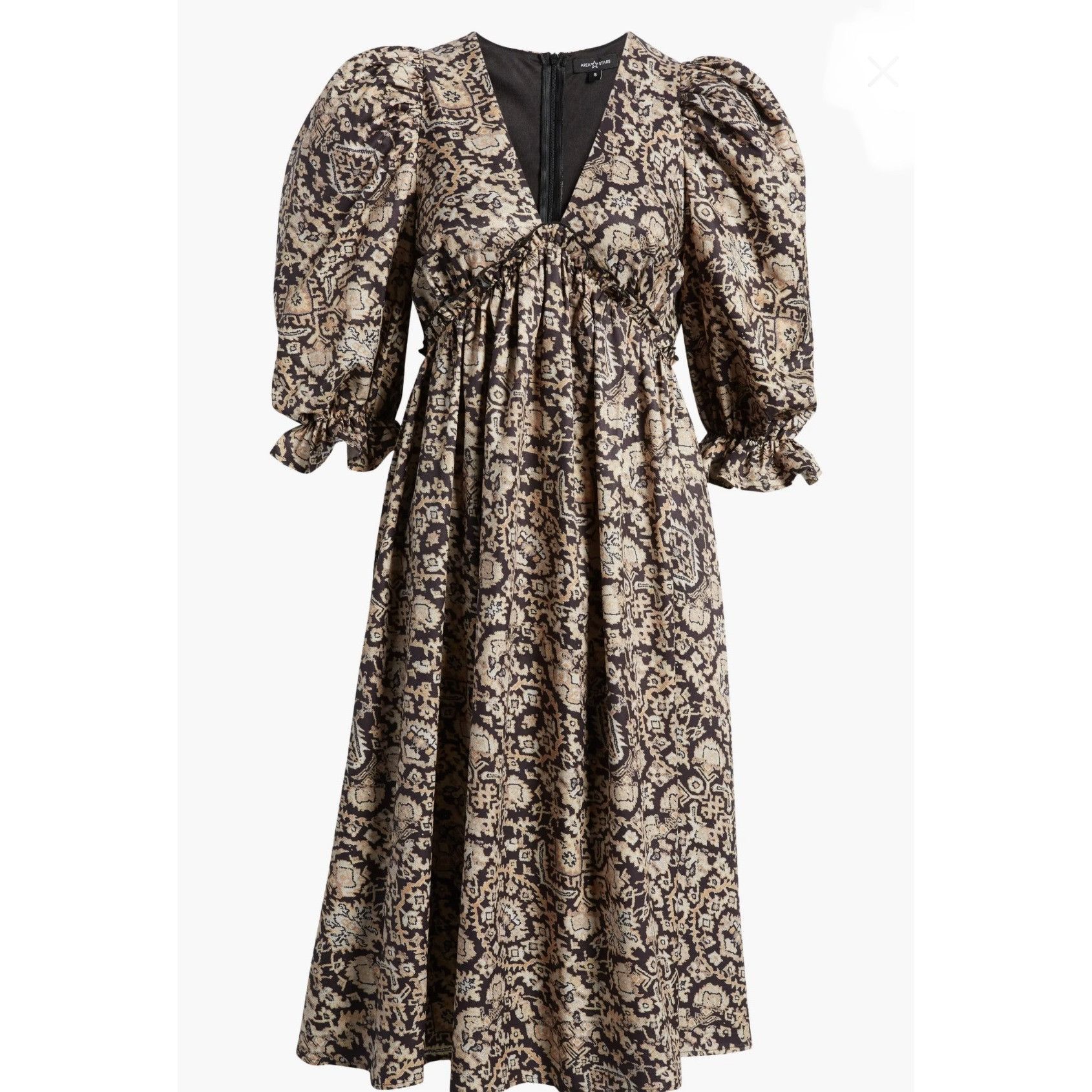 Other Area Stars Medallion Print Empire Waist Dress Size S / US 4 / IT 40 - 1 Thumbnail