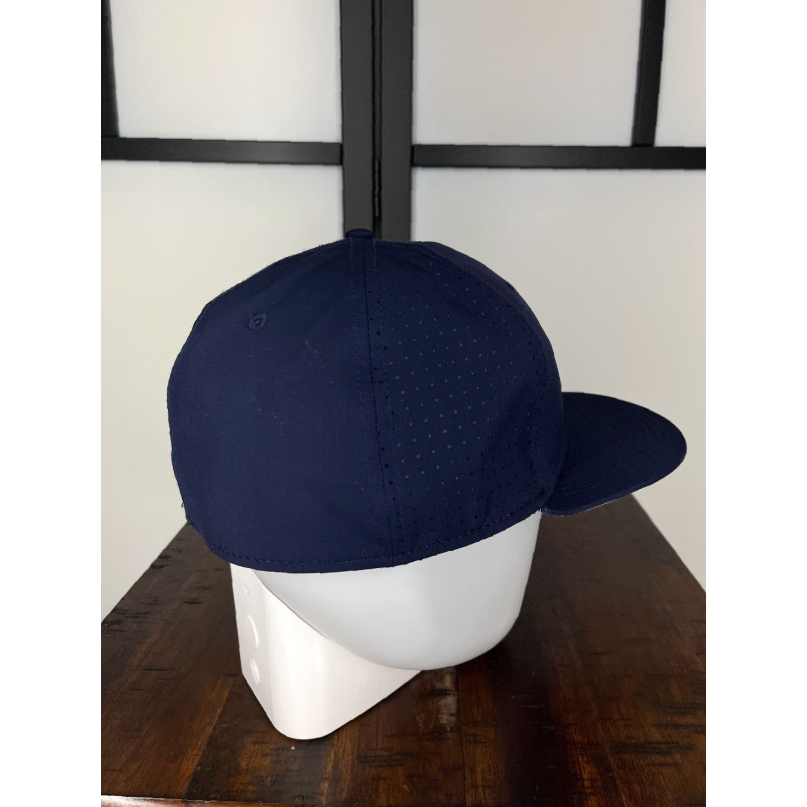 Cougar The Game Cougars Hat Cap Fitted Adult One Size Blue White Polyester Spandex Knit Baseball Cap Logo School Mens Size ONE SIZE - 7 Thumbnail