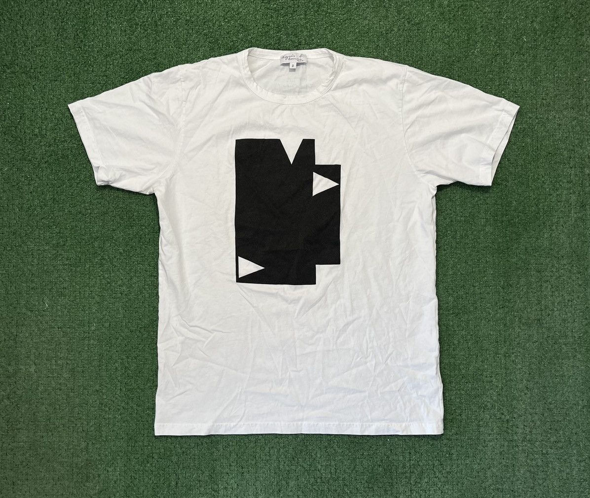 agnes b. Agnes B Paris Tee White Size US M / EU 48-50 / 2 - 1 Thumbnail